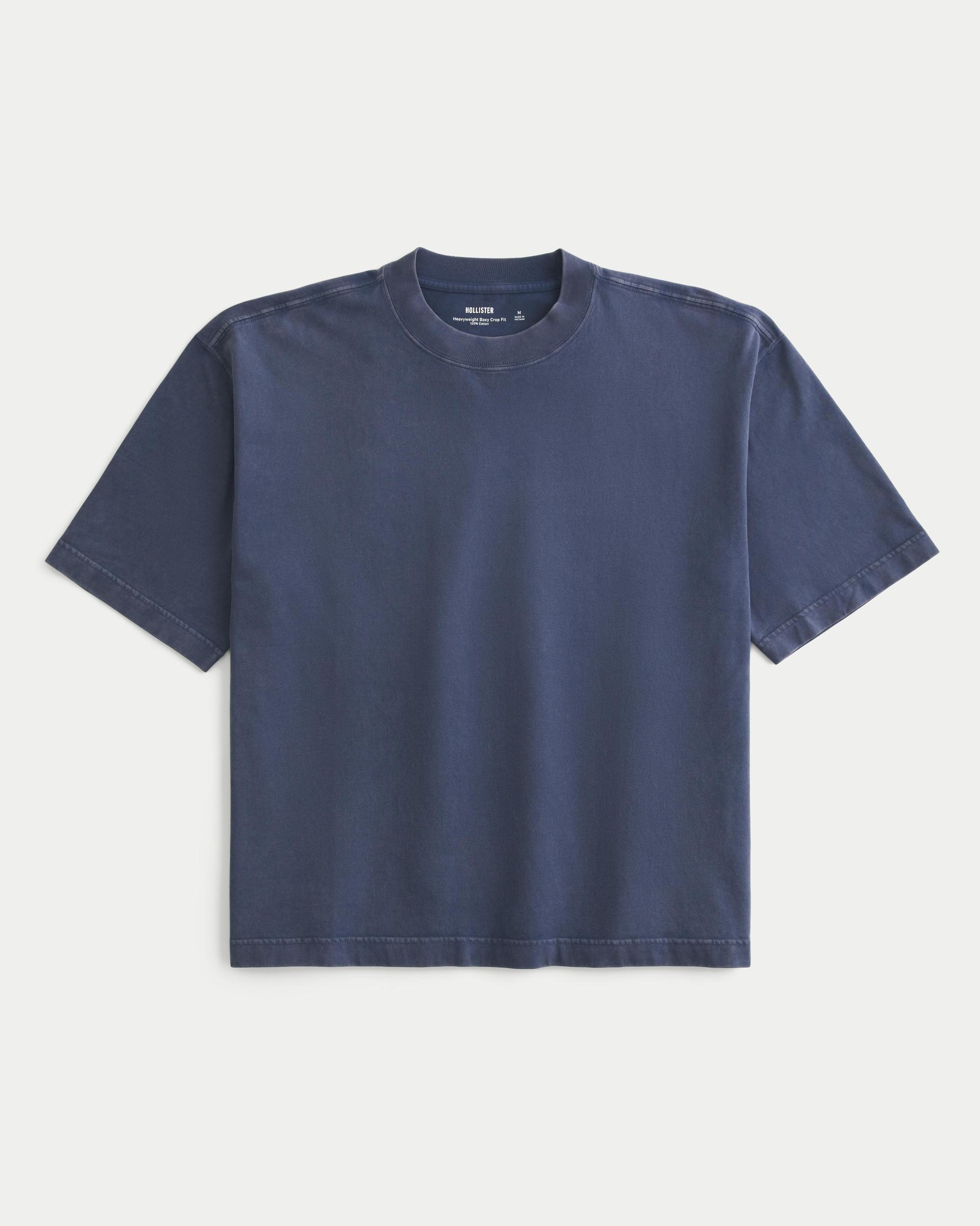 Boxy Heavyweight Crop Crew T-Shirt Product Image