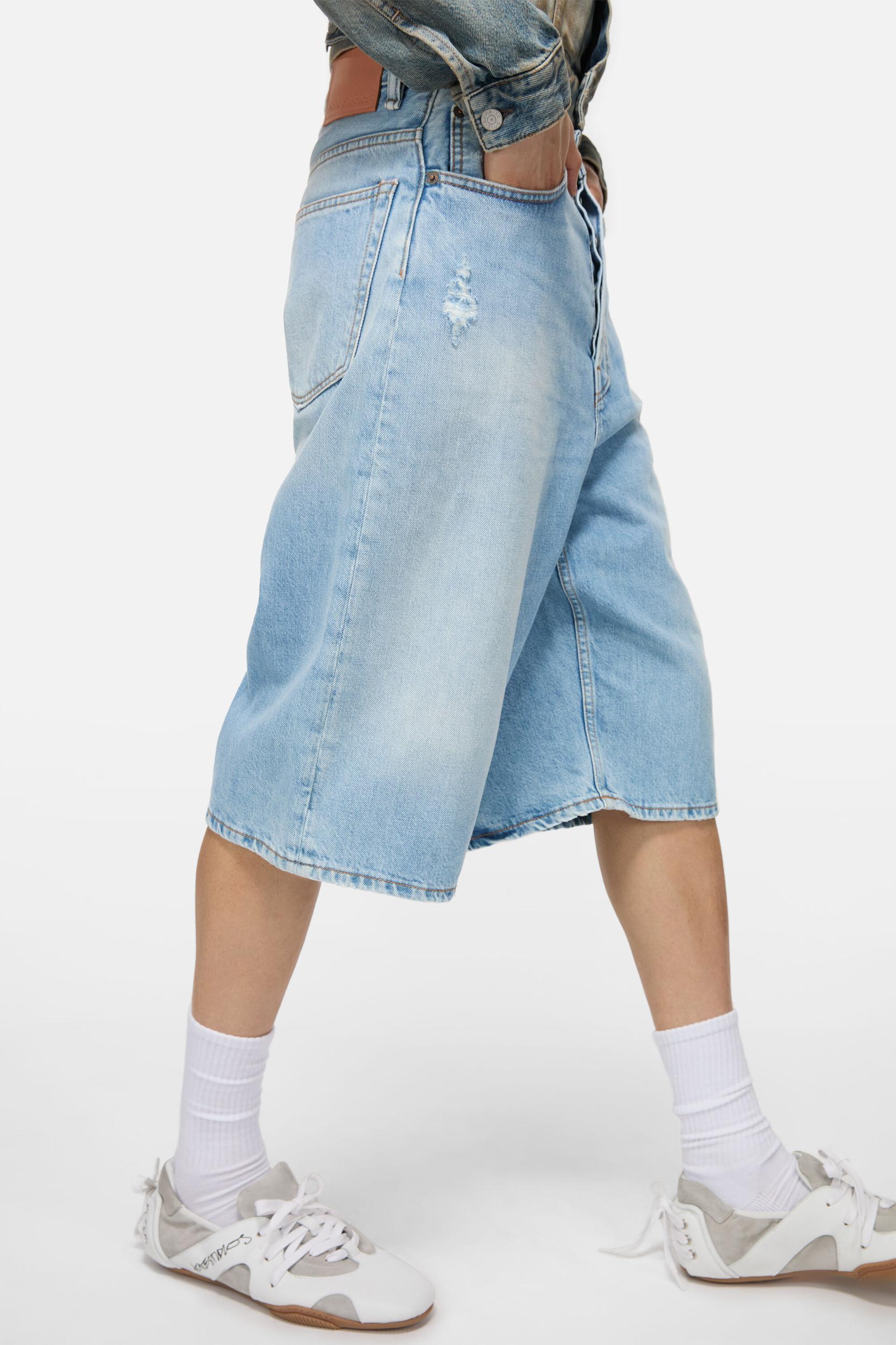 Denim shorts - Loose fit Product Image