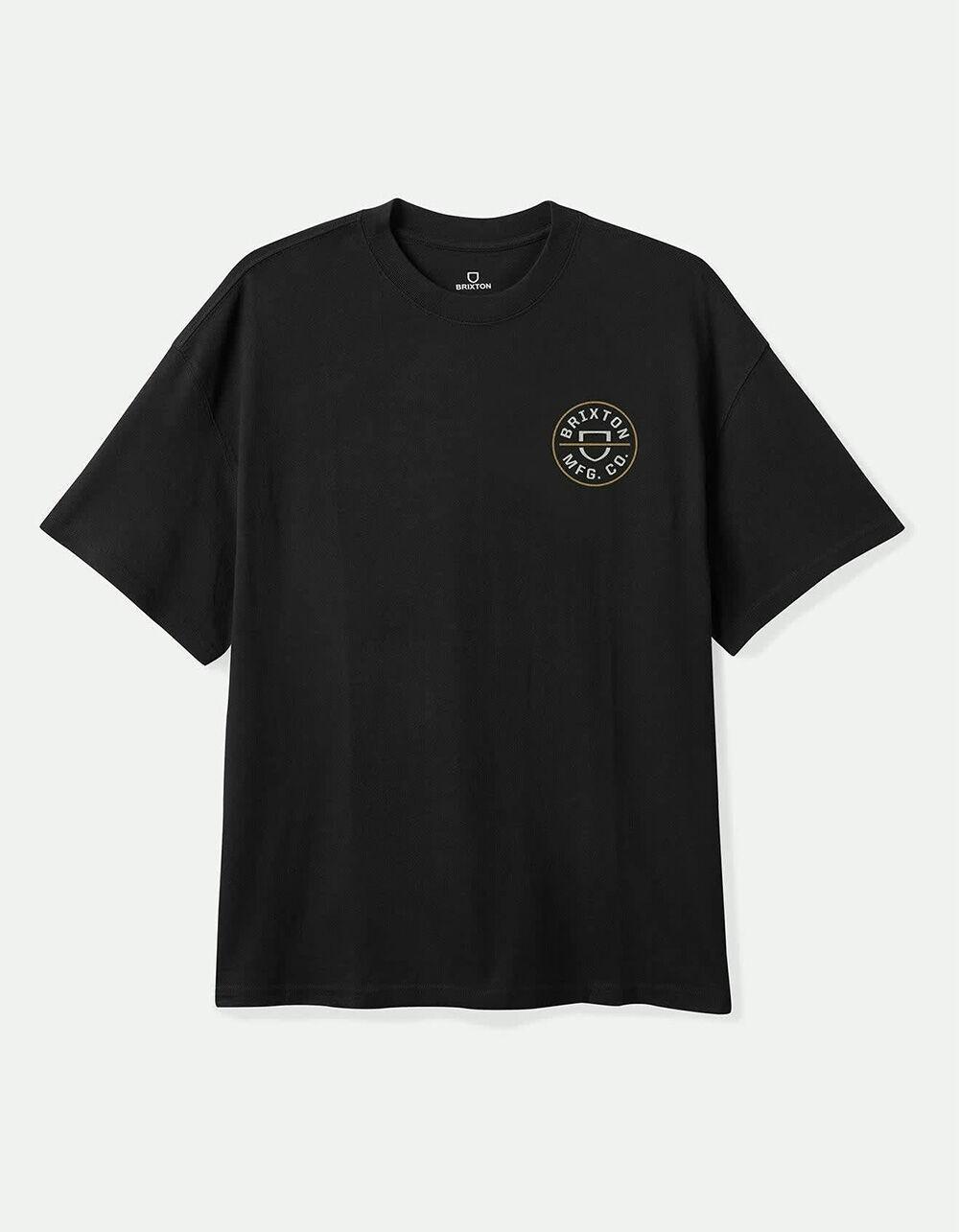 BRIXTON Crest II Mens Tee - BLACK GOLD Product Image