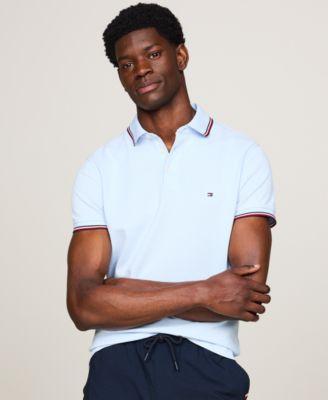 Tommy Hilfiger Mens Slim-Fit 1985 Red White & Blue Polo Shirt Product Image