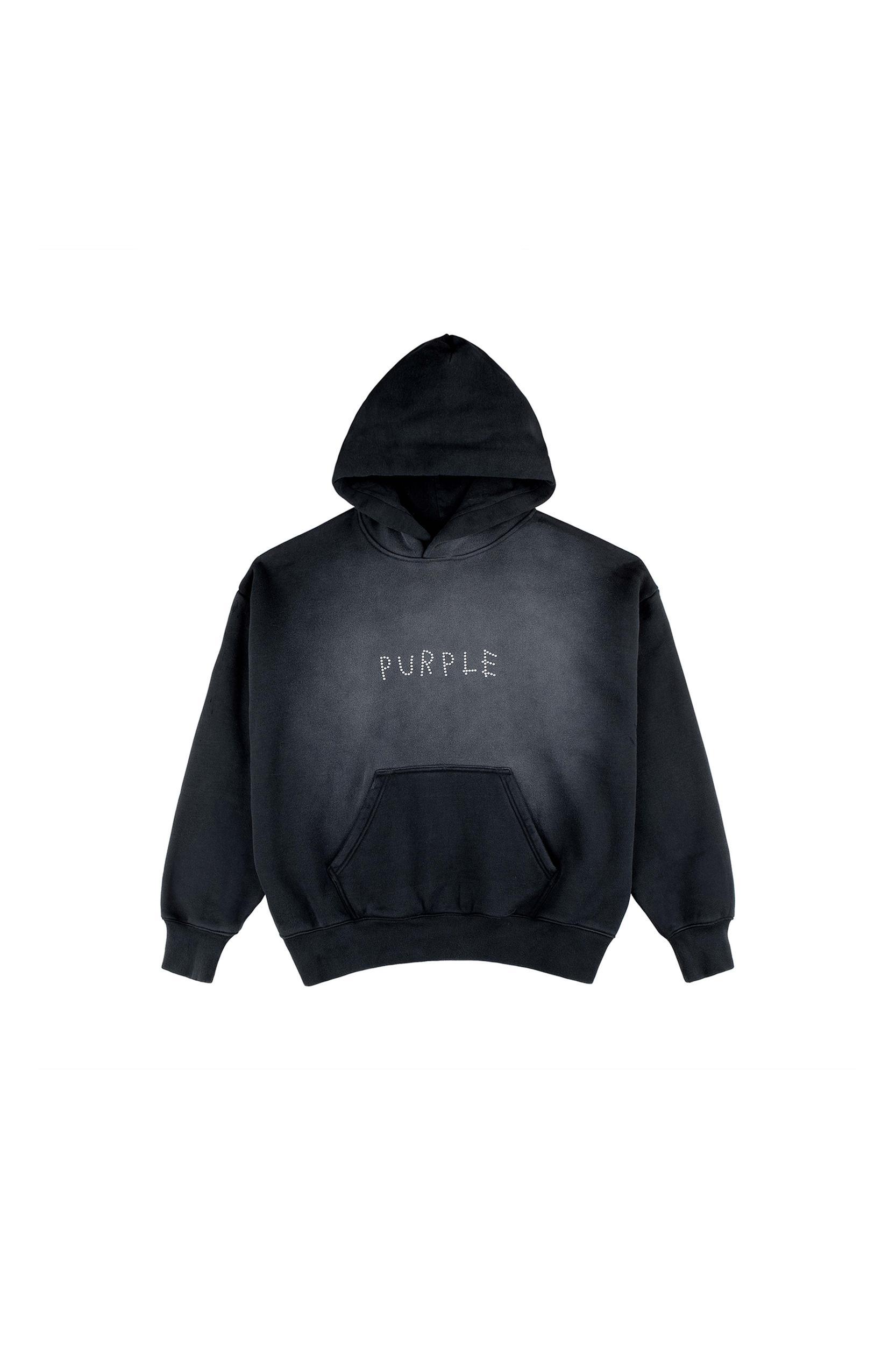 Studded Scratch Hoodie Male Product Image