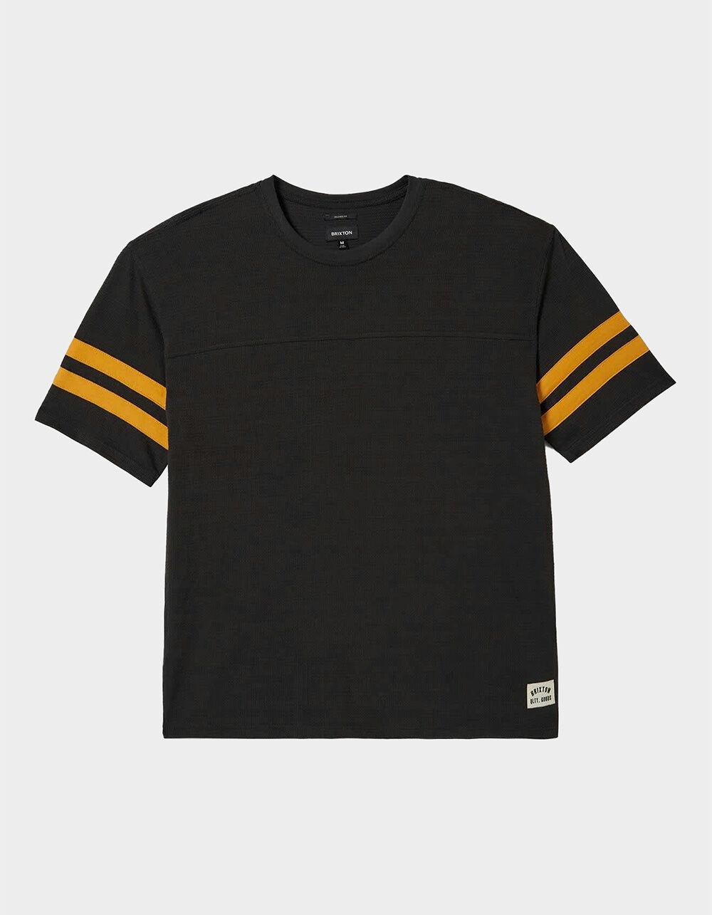 BRIXTON Vintage Mens Mesh Football Jersey - BLACK Product Image