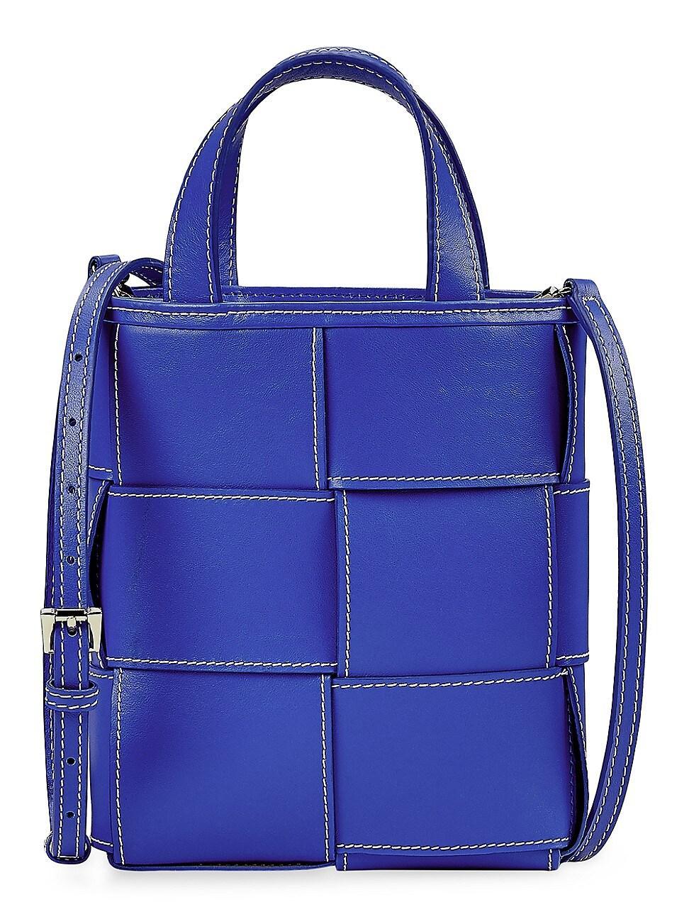 Chloe Mini Woven Shopper Top-Handle Bag Product Image