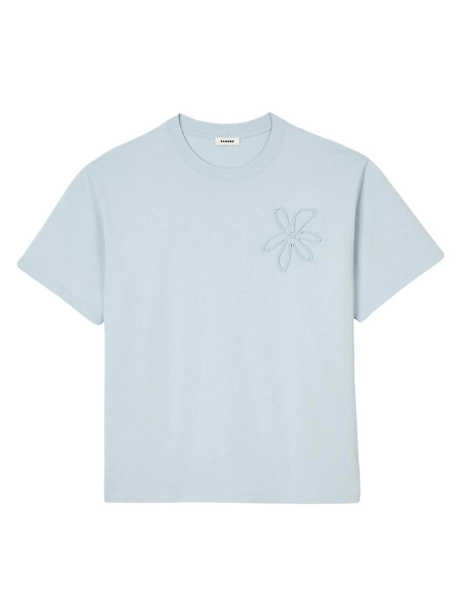 Mens Oversized Flower T-Shirt Product Image