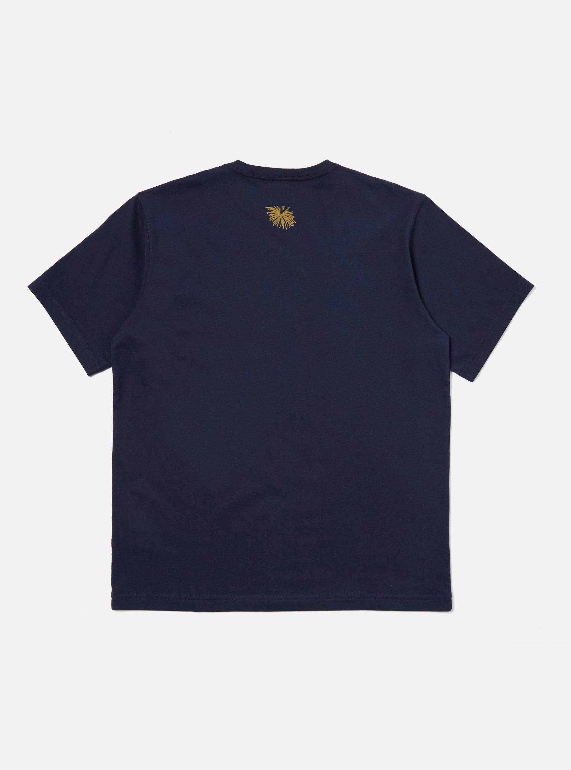 Flower Mountain x Universal Works Navy Single Jersey Tee Product Image