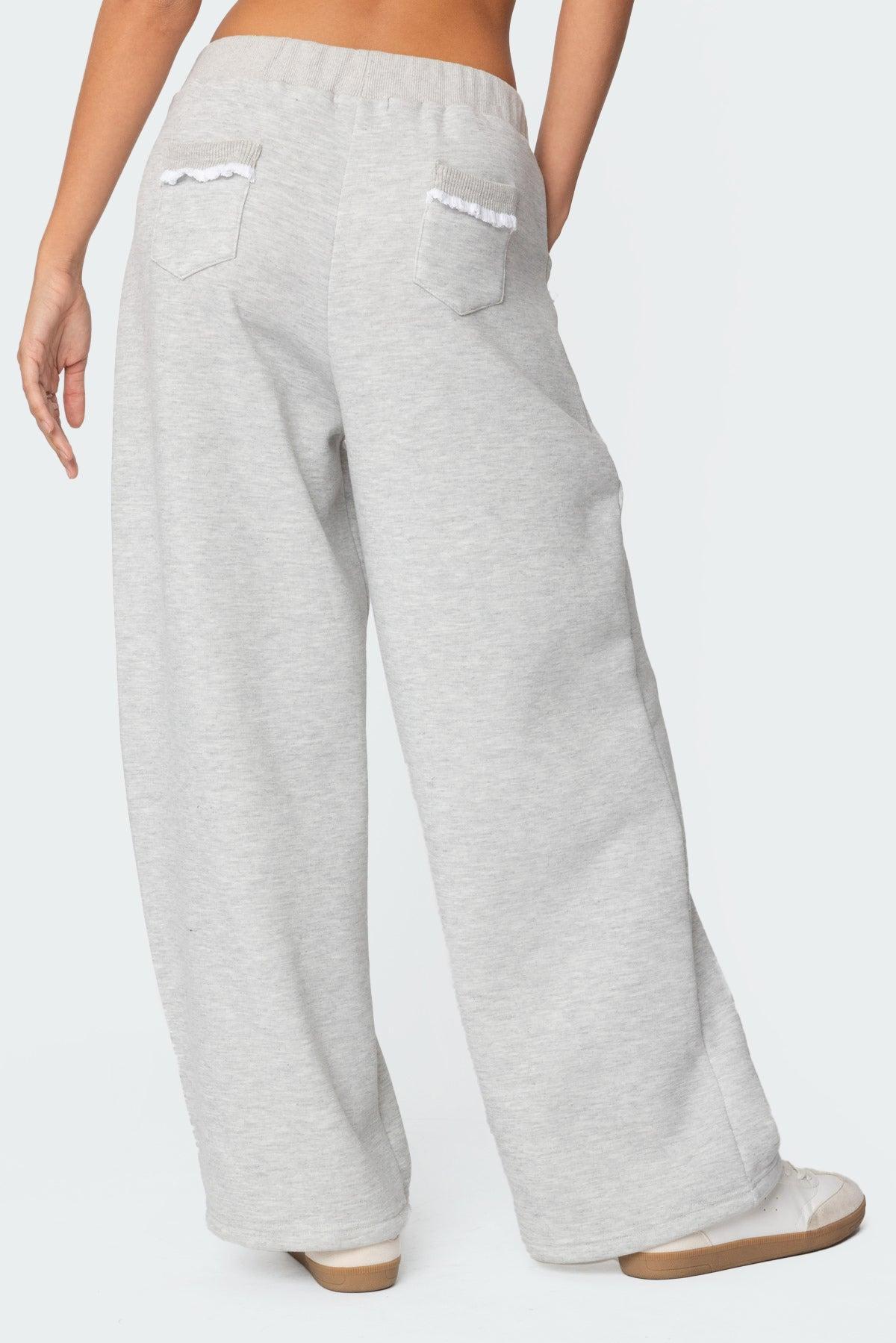 Ashtin Ruffle Trim Sweatpants Product Image