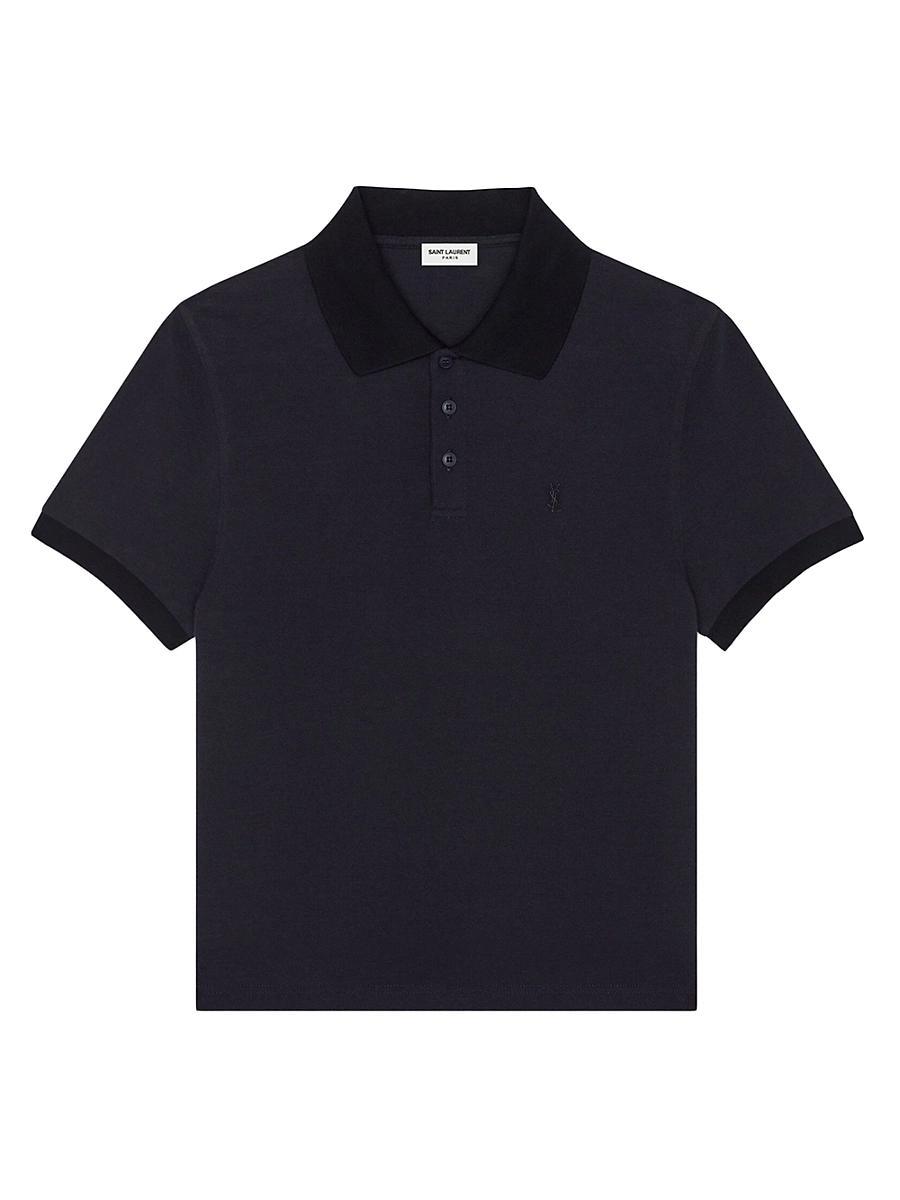 Womens Cassandre Polo Shirt In Cotton Piqu Product Image