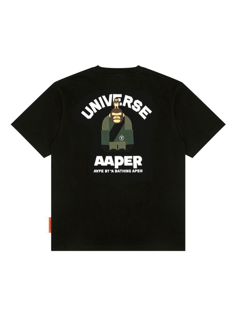 logo-print cotton T-shirt Product Image