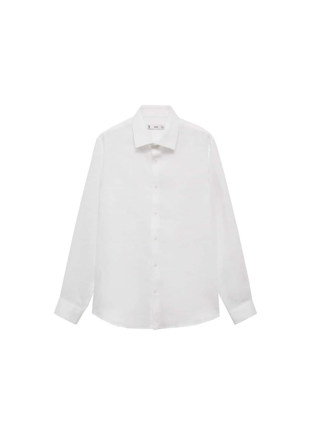 Mango Mens Linen Shirt Product Image