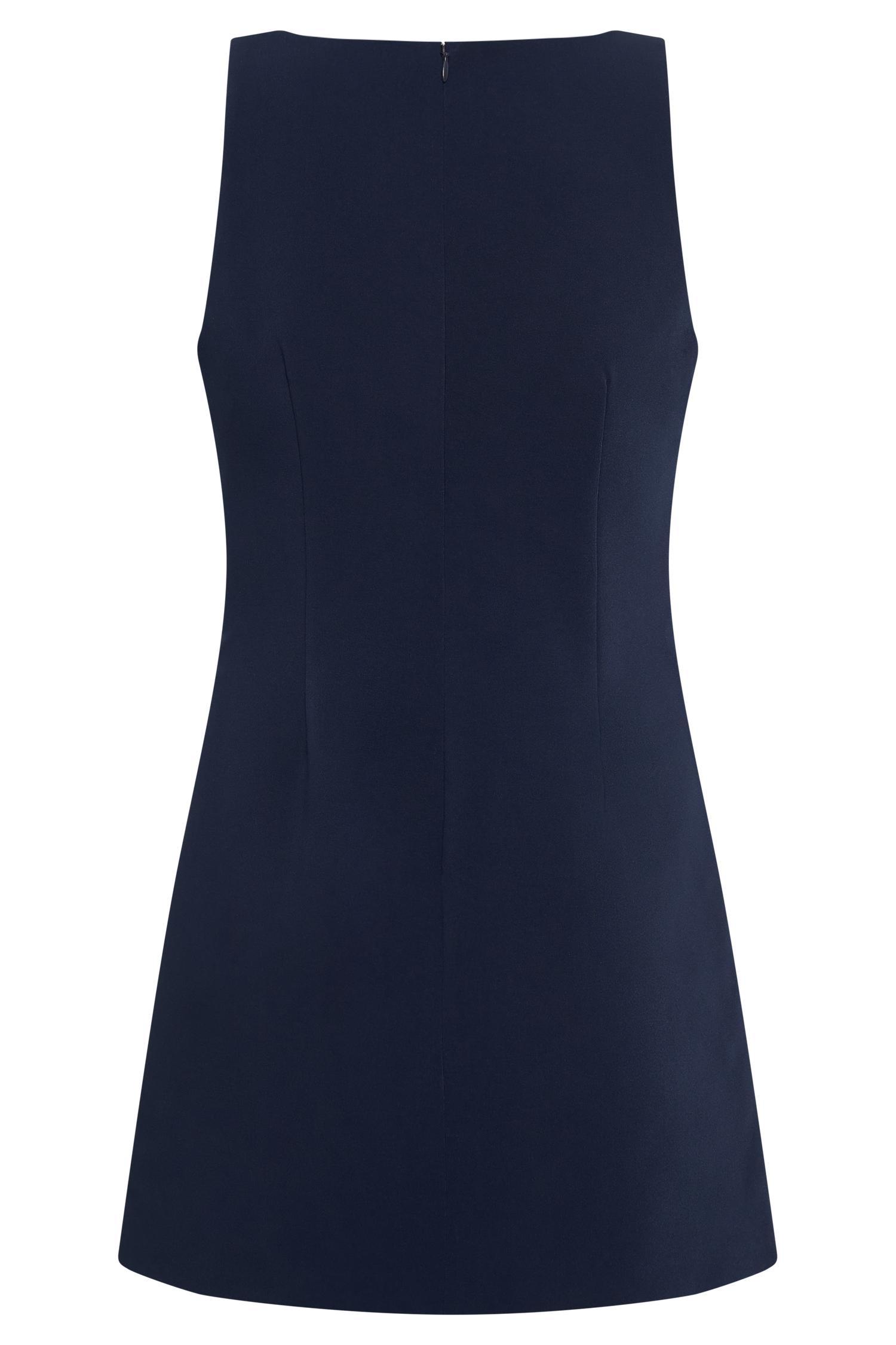 Angela Suiting Mini Dress - Navy Product Image
