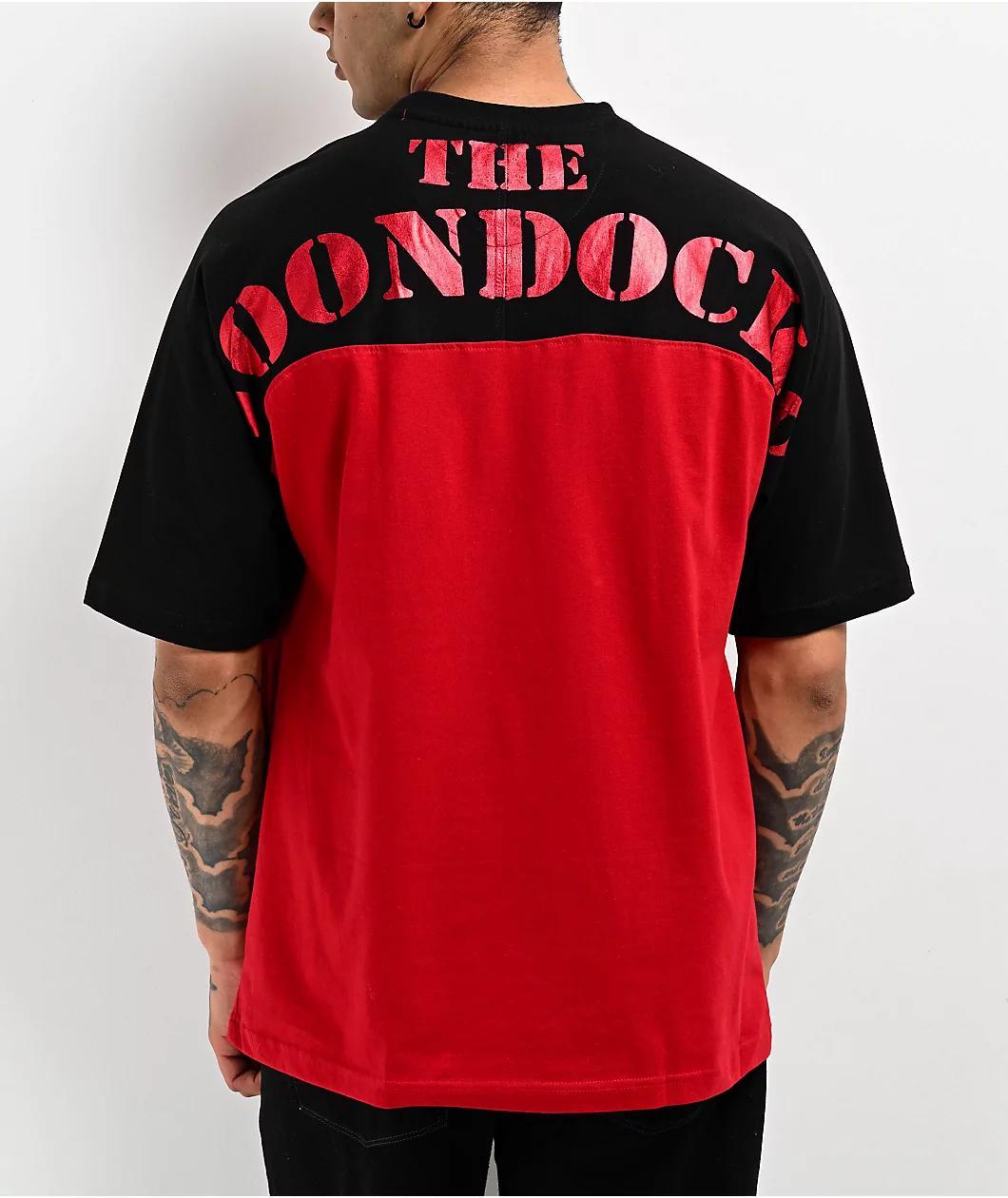 The Boondocks Riley Skate Fire Red Raglan T-Shirt Product Image