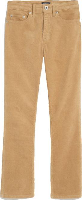 Kick Flare Mid-Rise Corduroy Pants Product Image