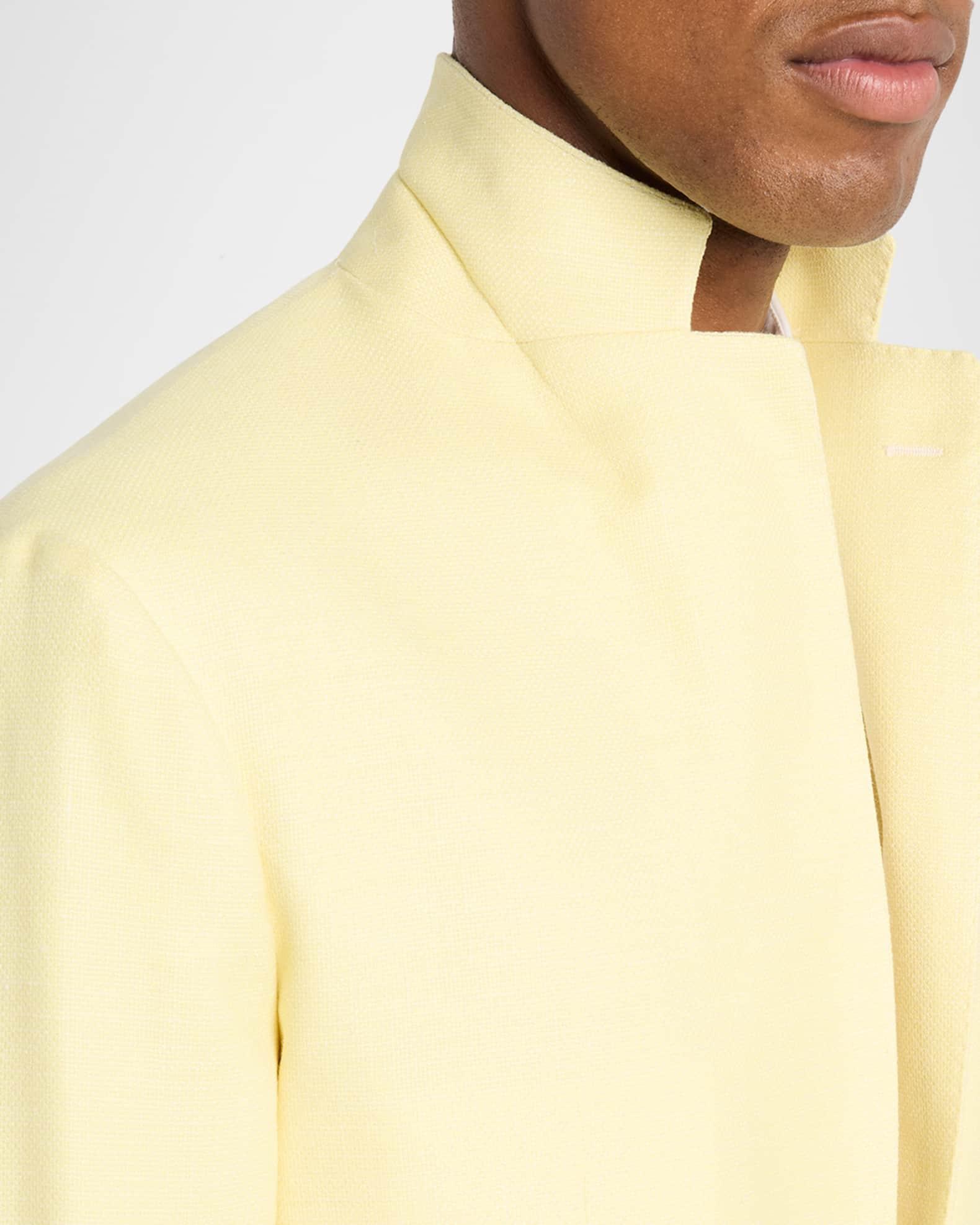 Men's Wool, Silk and Linen Single-Breasted Sport Coat Product Image
