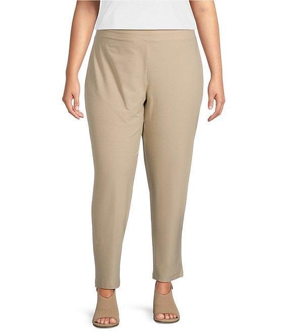Eileen Fisher Plus Slim Ankle Pants Product Image