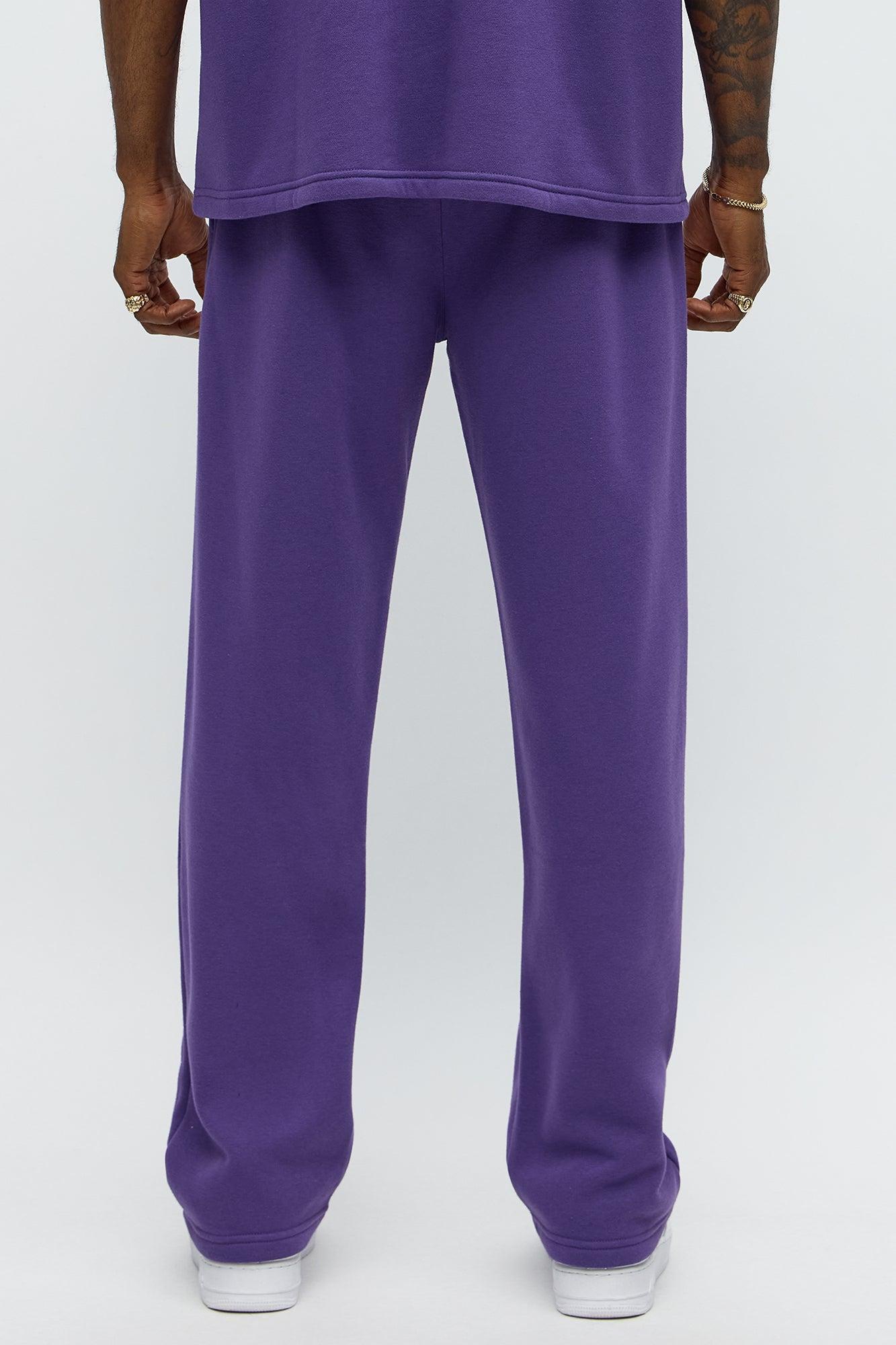 Lakers Basketball Sweatpants - Purple Male Product Image