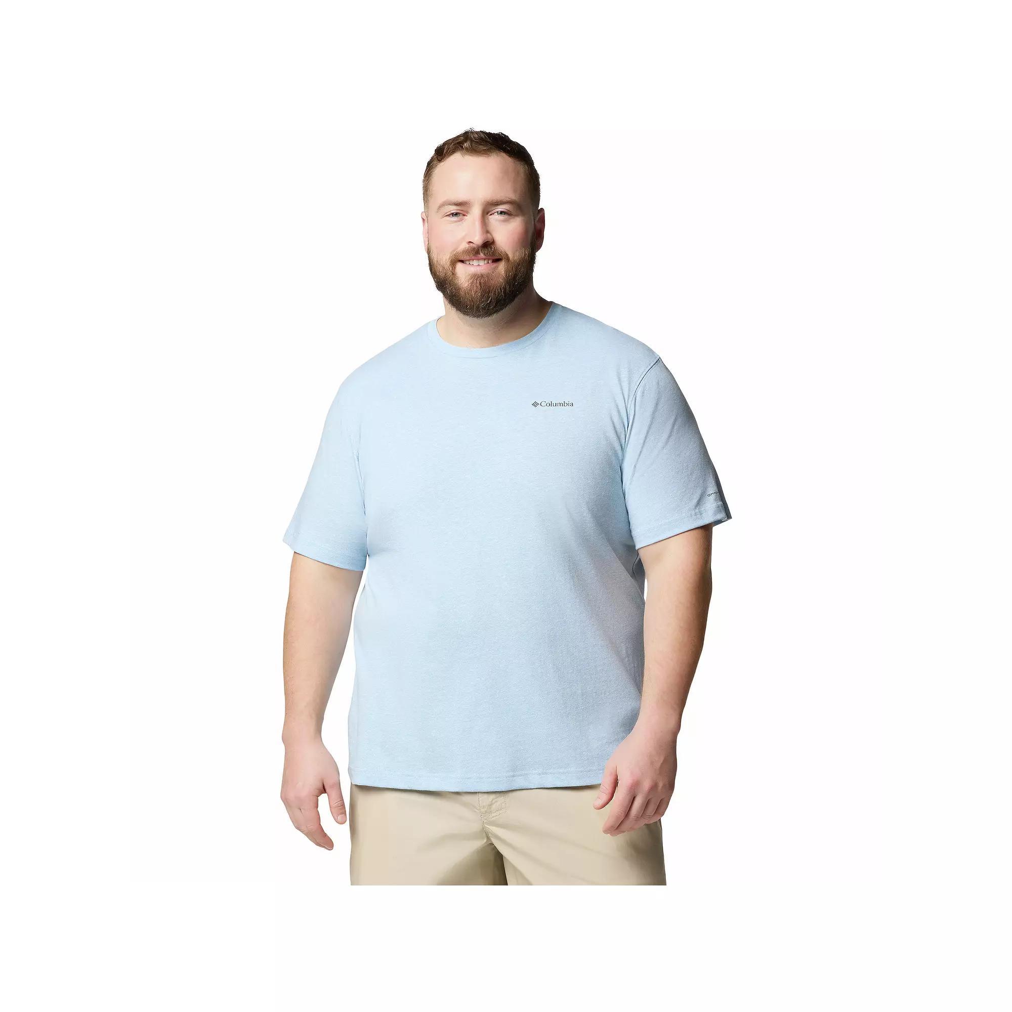 Big & Tall Columbia Thistletown Hills Omni-Wick Performance Tee, Men's, Size: 2XB, Ripple Blue Grey Product Image