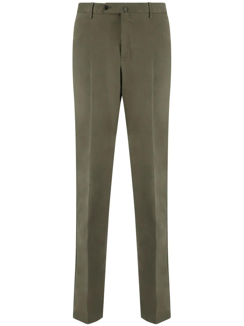 Garelle Pinstriped Lace-Detailed Pants Product Image
