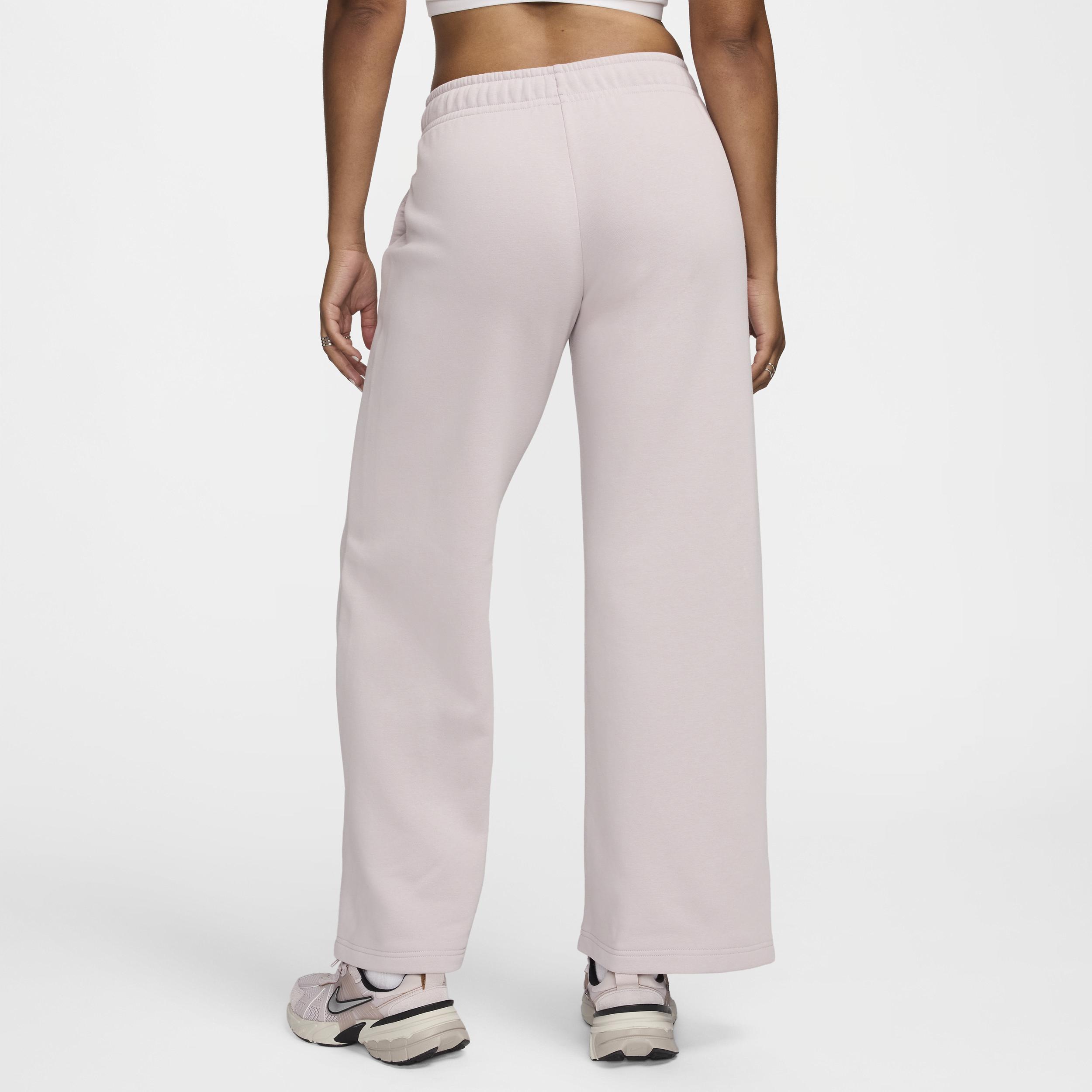 Nike Sportswear Club Fleece Women's Mid-Rise Wide-Leg Sweatpants Product Image