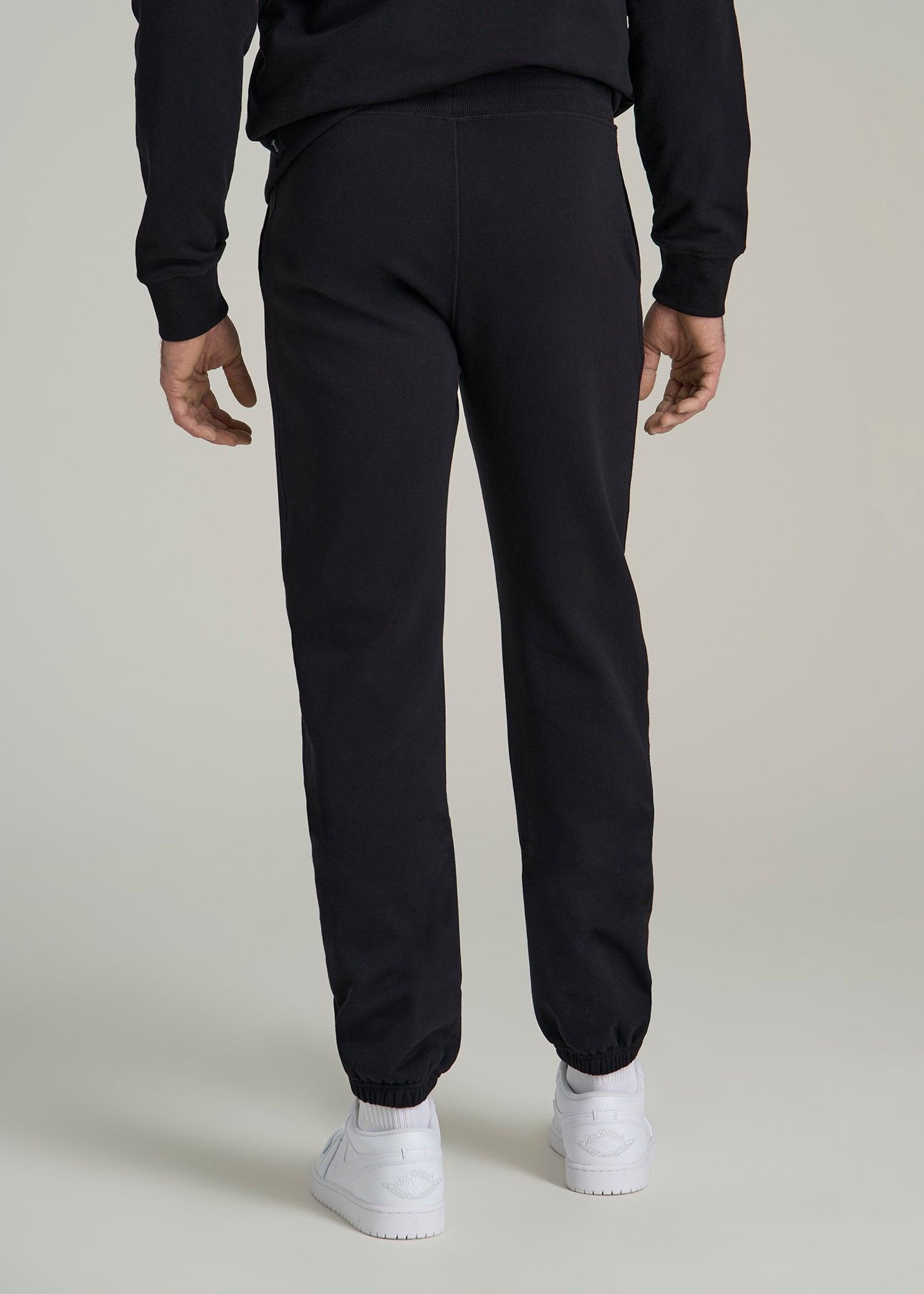 Wearever 2.0 Fleece Sweatpants for Tall Men in Black Product Image