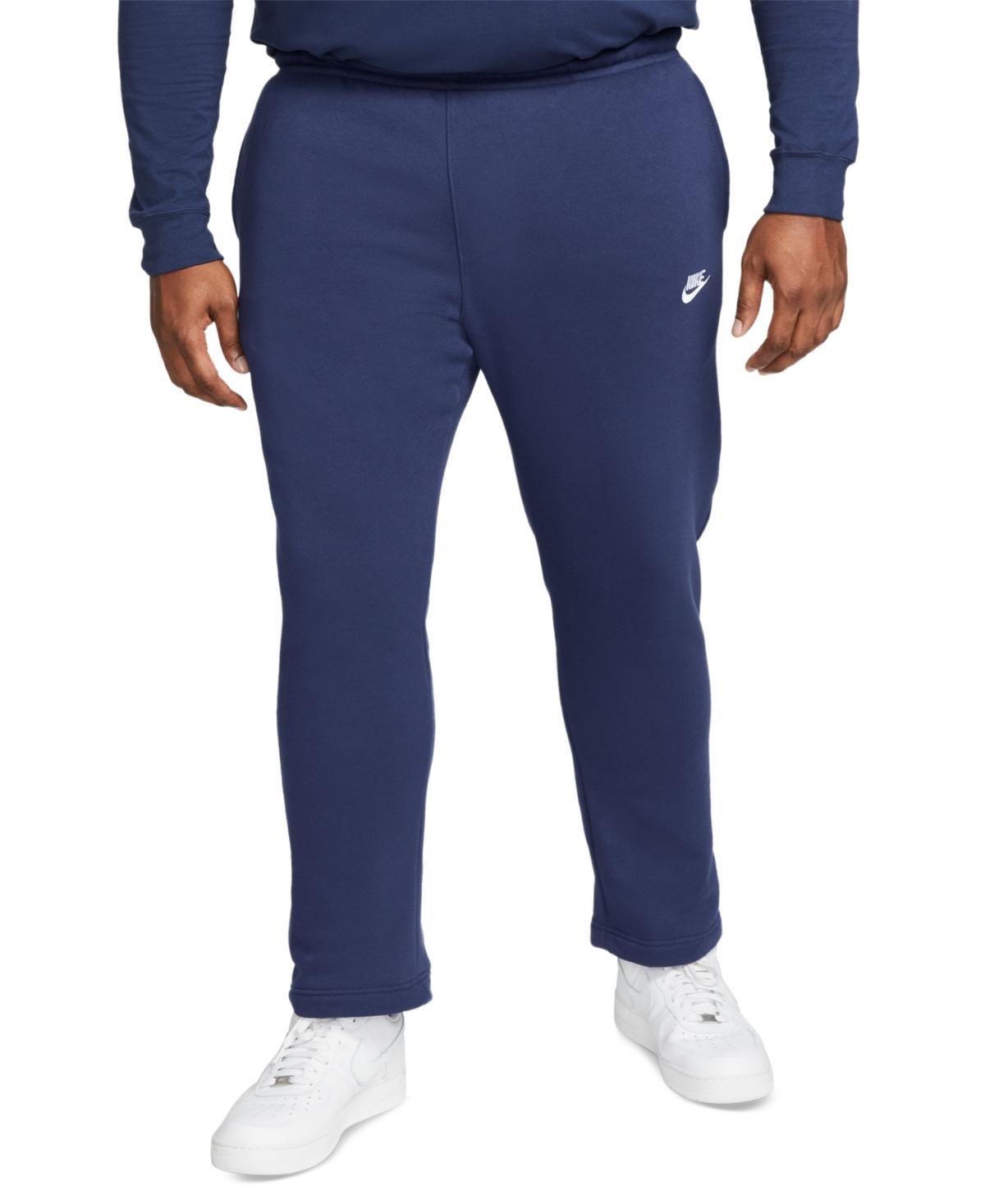 Big & Tall Nike Sportswear Club Fleece Pants, Mens Dark Gray Grey Product Image