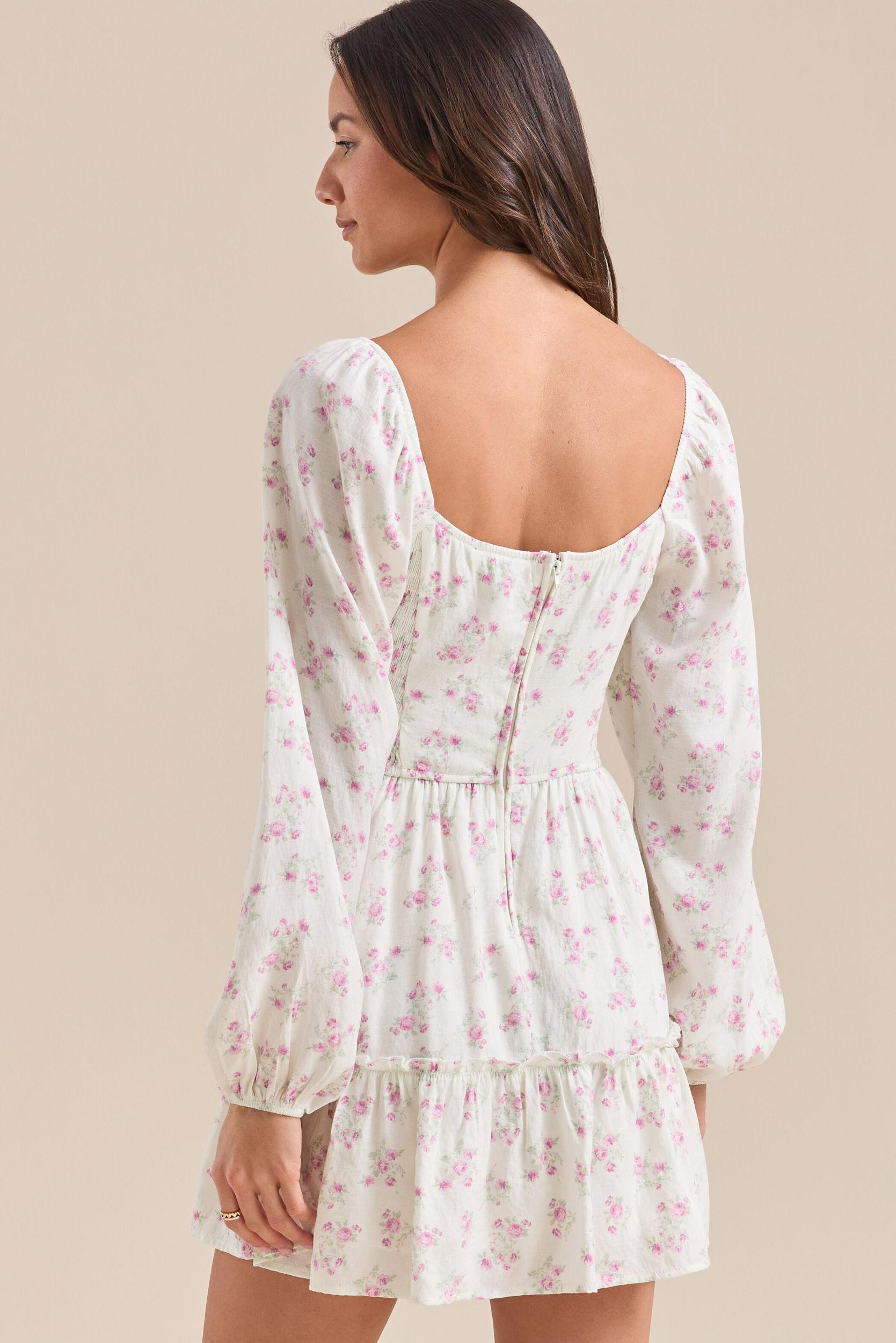 Haley Floral Mini Dress Product Image