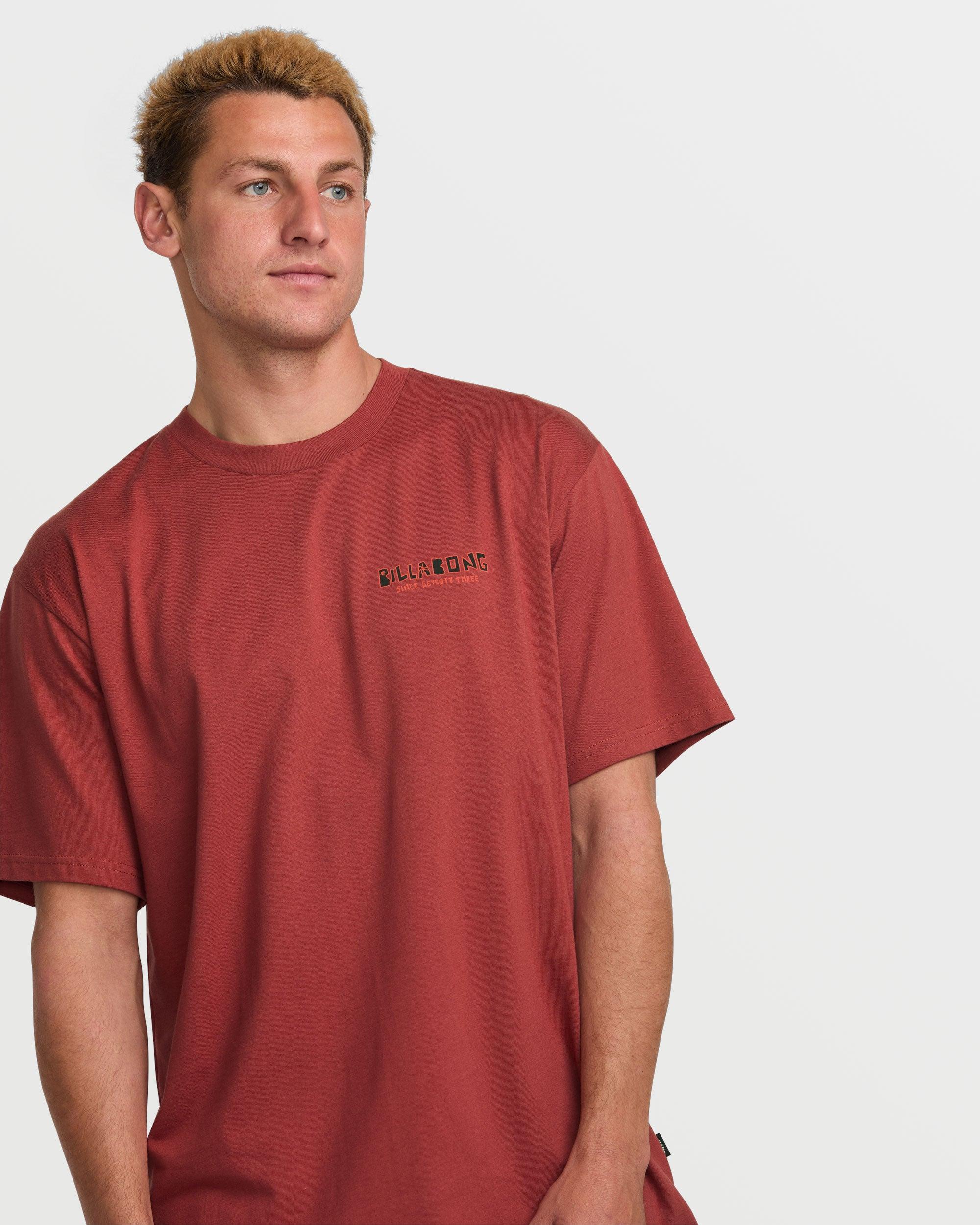 Twin Peaks Regular Tee - Dusty Red Male Product Image