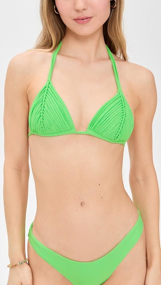 PQ Swim Isla Triangle Bikini Top | Shopbop Product Image