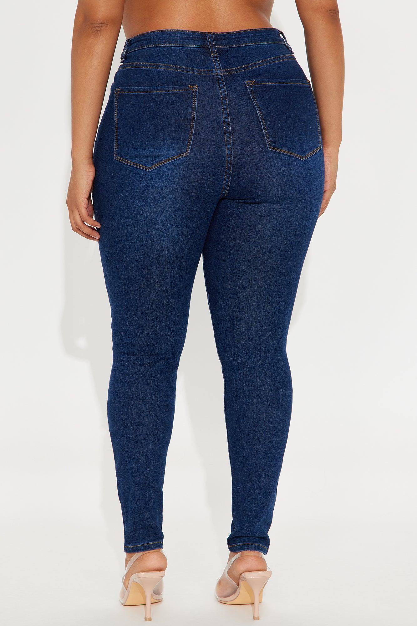 Tall Marilyn High Waisted Skinny Jeans - Dark Wash Product Image