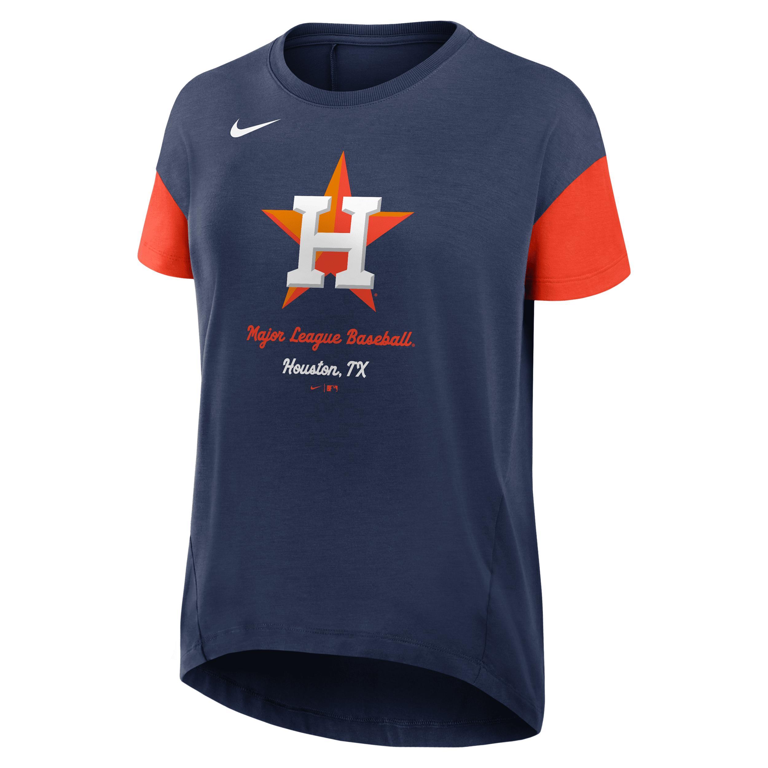 Houston Astros Flowy Womenâs Nike Women's Dri-FIT MLB T-Shirt Product Image