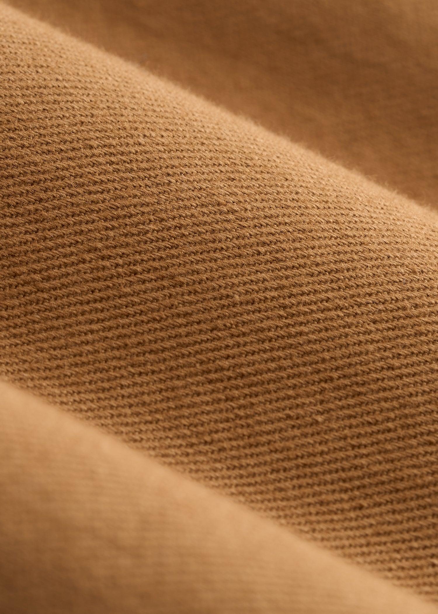 LJ&S Twill Shop Jacket for Tall Men in Dusty Brown Product Image