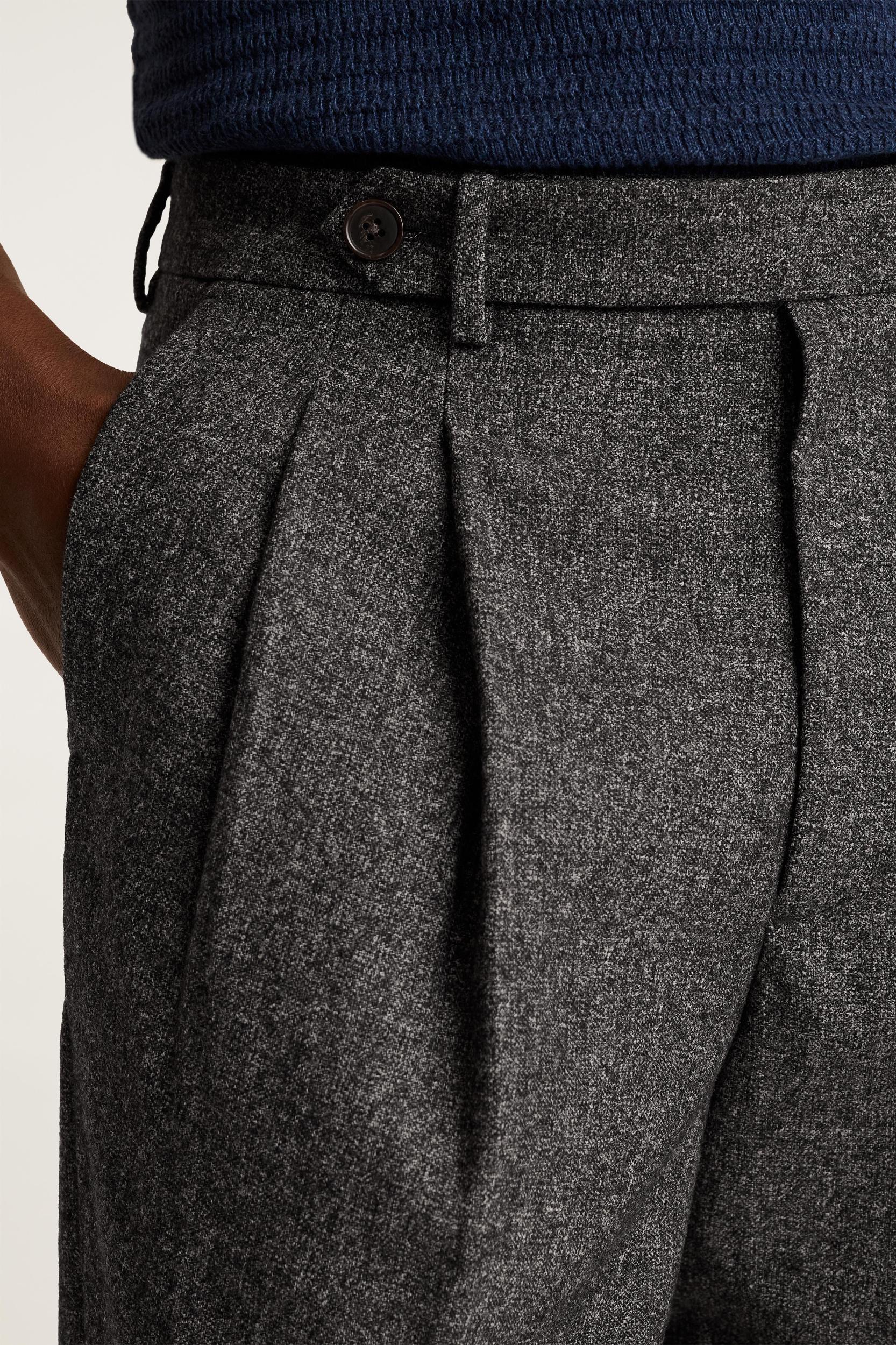 Pleated Wool Trouser Product Image