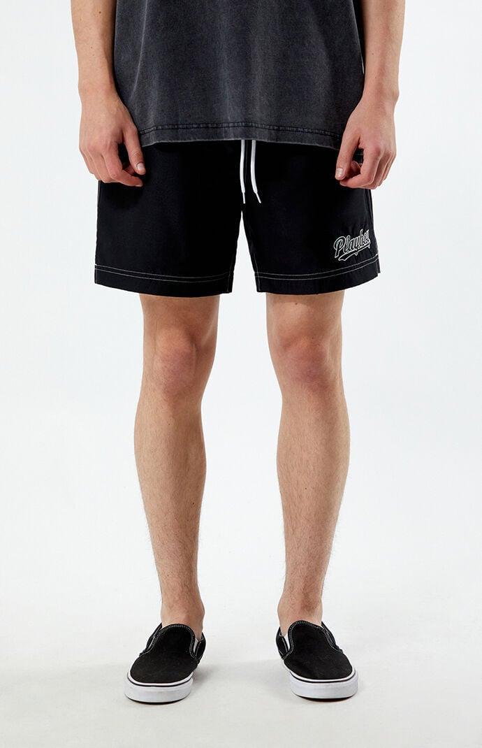 Playboy By PacSun Men's Script 6.5" Swim Trunks Product Image