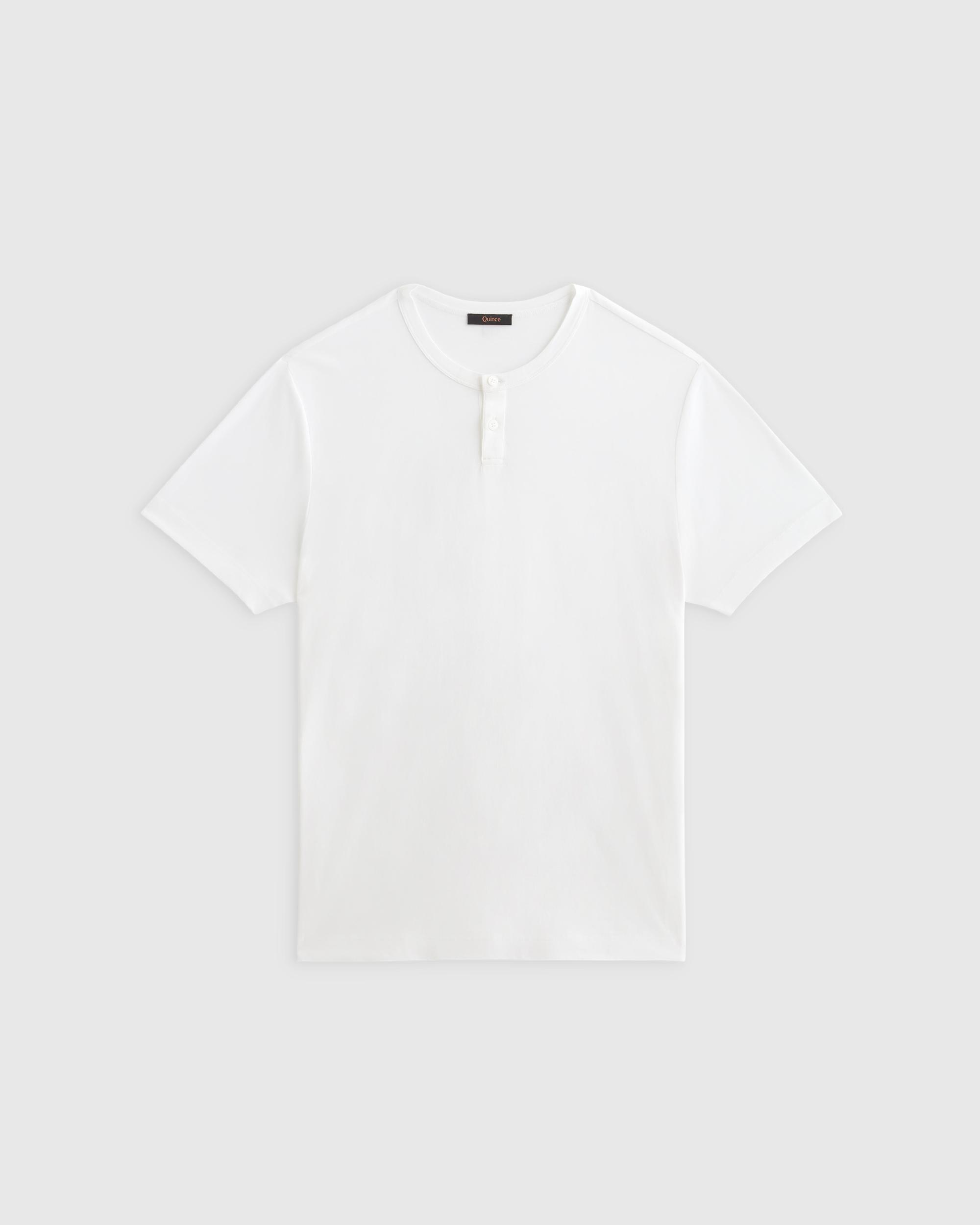 Quince | Men's 100% Pima Cotton Luxe Touch Henley Organic Cotton Product Image