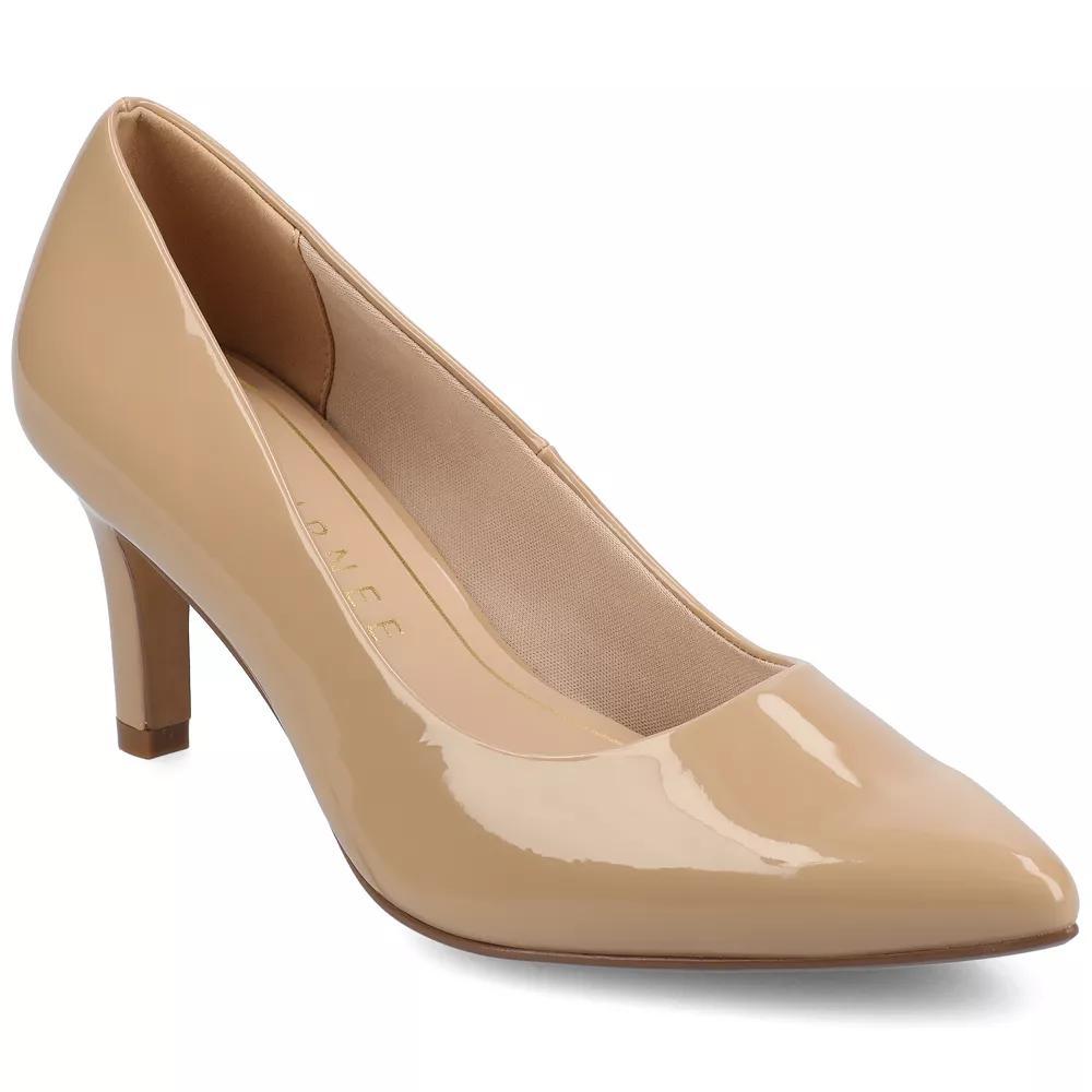 Journee Scylee Slip-On Stiletto Pointed-Toe High Heel Shoes, Womens Product Image