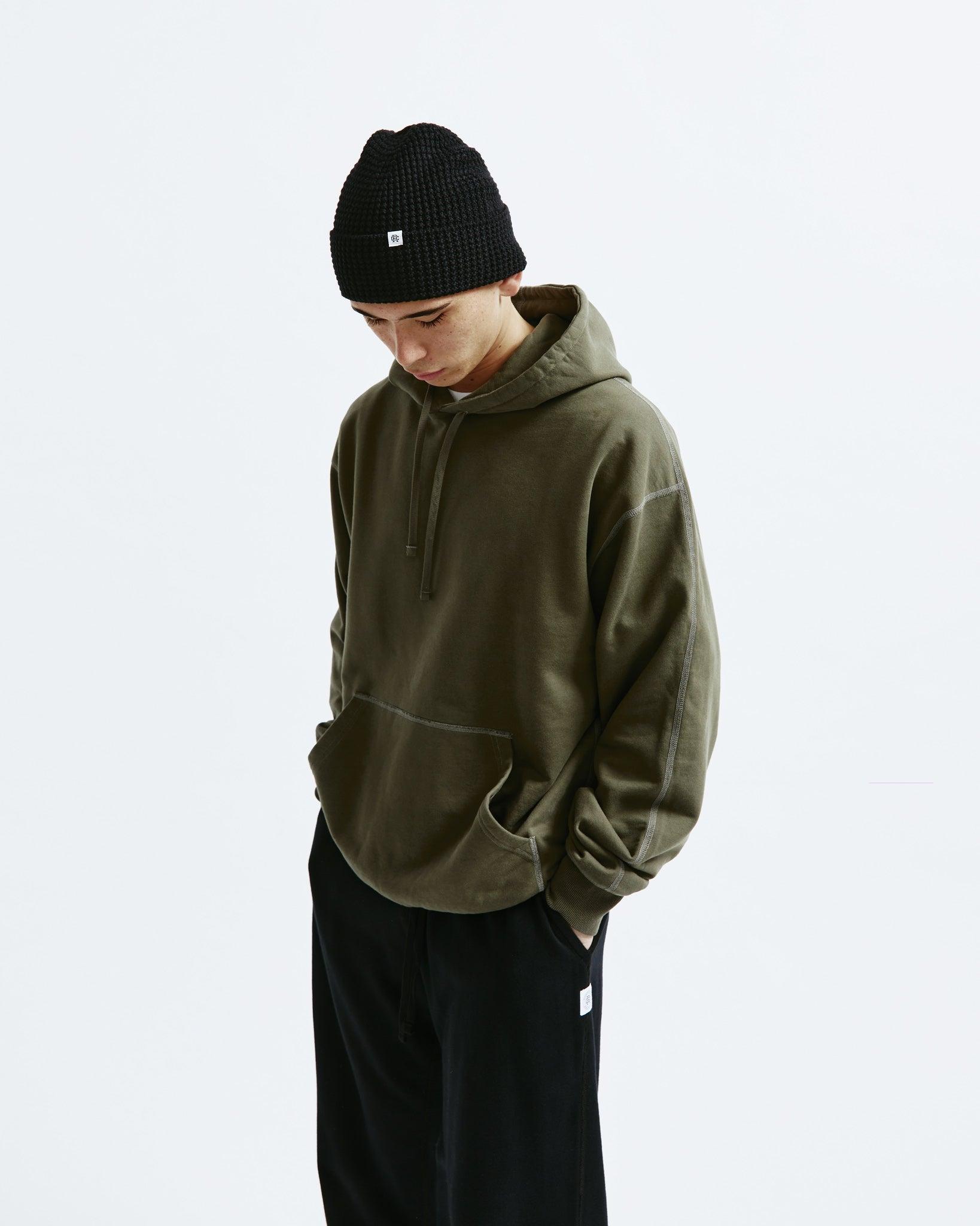 Midweight Terry Relaxed Hoodie - Vault Male Product Image