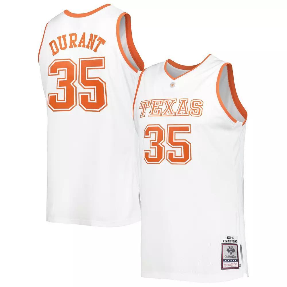 Men's Mitchell & Ness Kevin Durant White Texas Longhorns Authentic 2006 Jersey, Size: Large Product Image