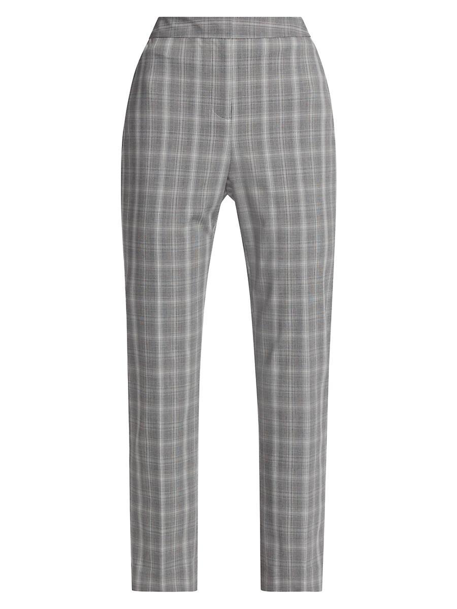 Womens The Taylor Tapered Plaid Pants Product Image