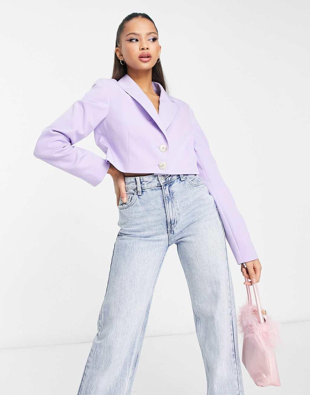 Miss Selfridge cropped blazer Product Image