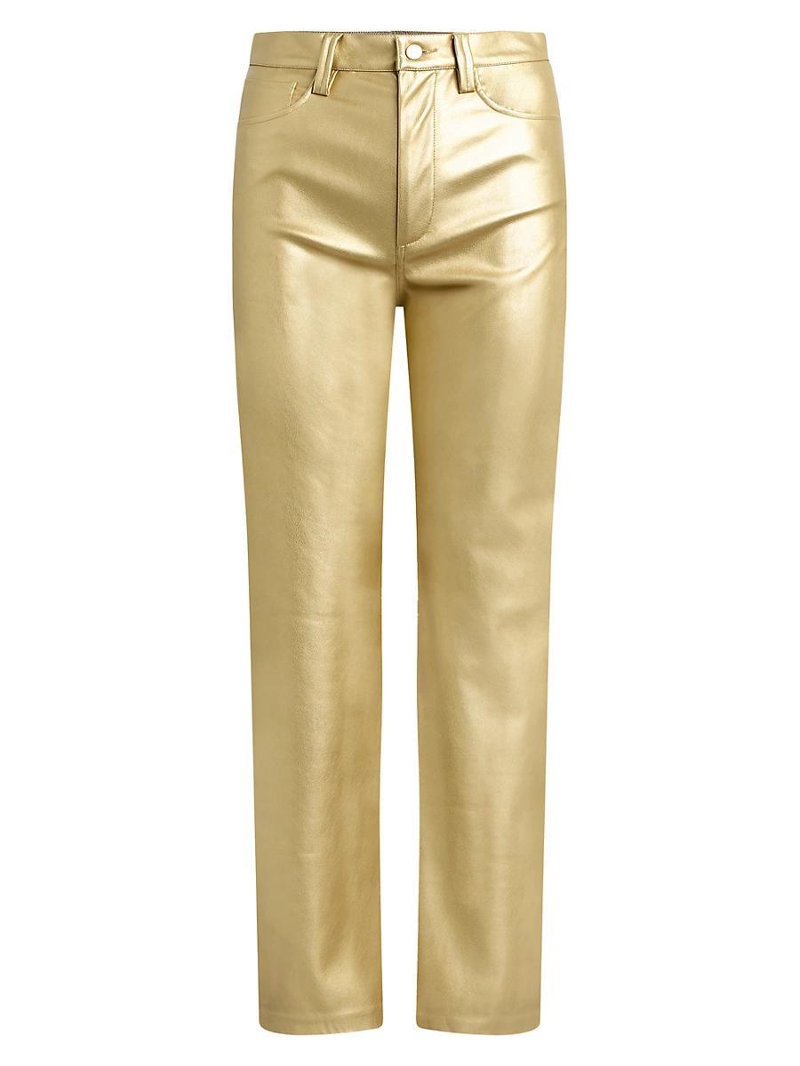 Womens The Margot Vegan Leather Pants Product Image