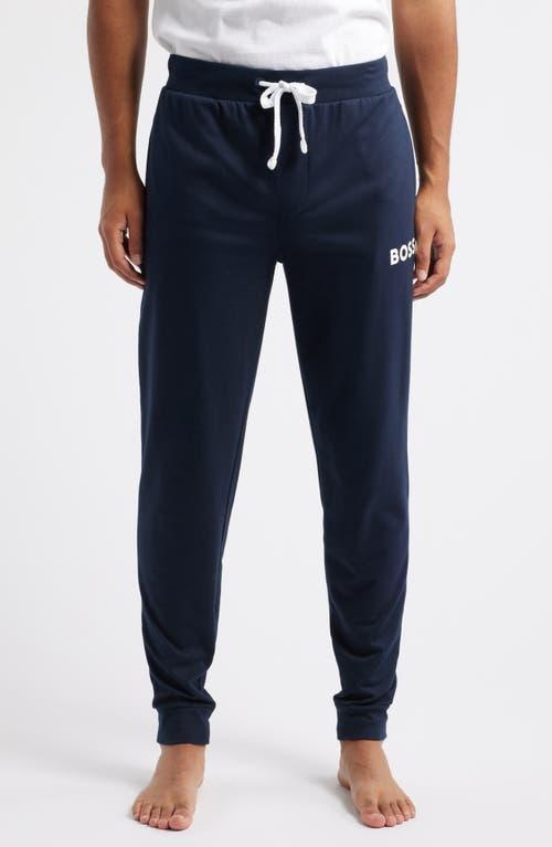 Boss Ease Cotton Logo Print Joggers Regular Fit Product Image