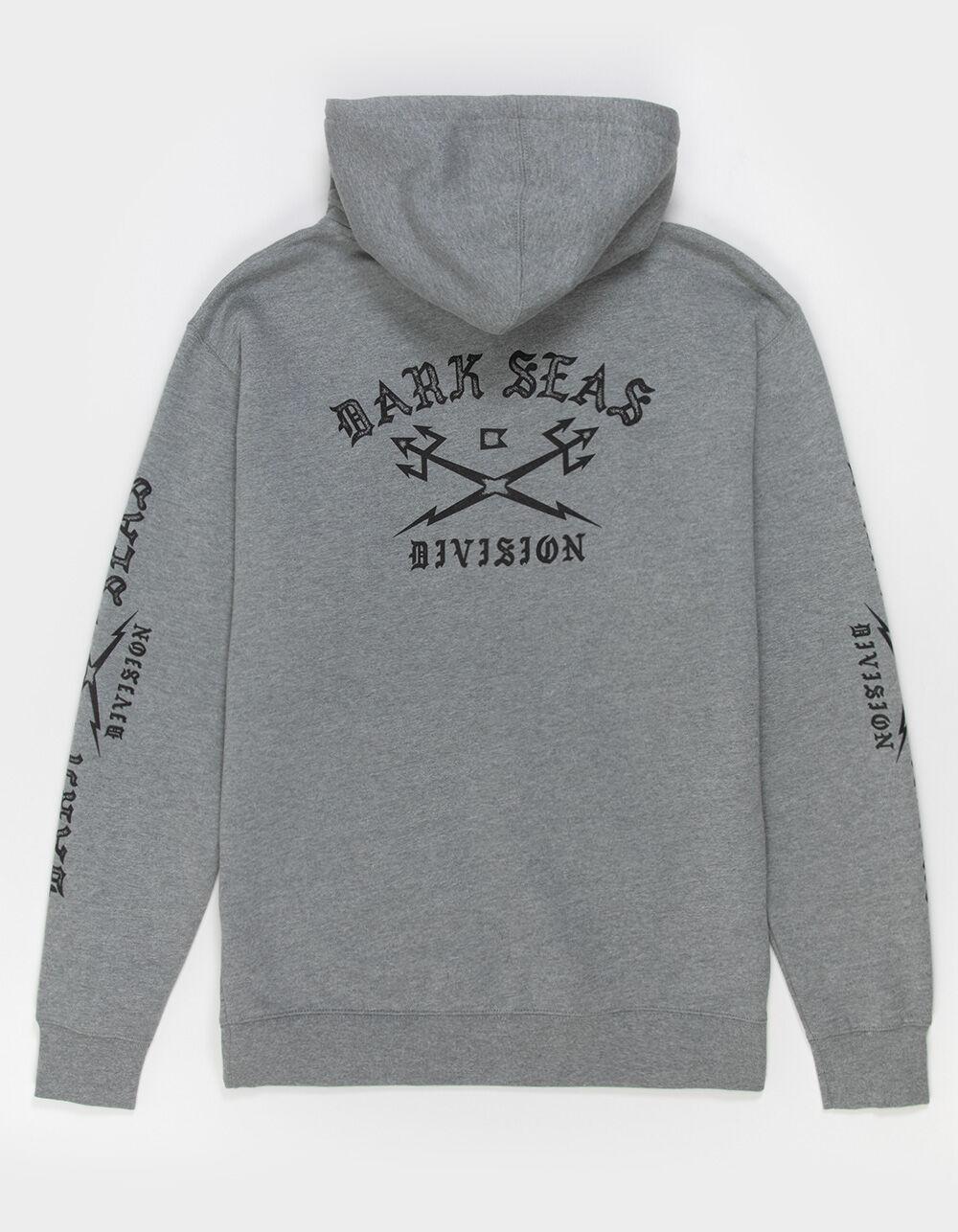 DARK SEAS Headmaster Mens Zip-Up Hoodie - HEATHER GRAY Product Image