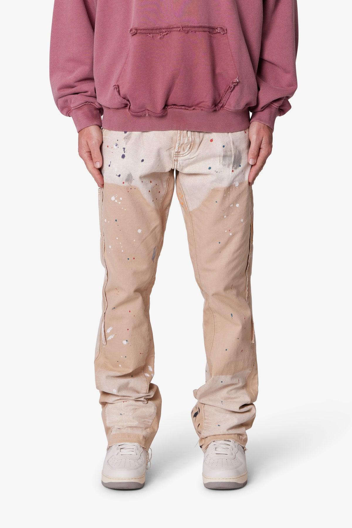 B243 Flare Denim - Khaki Product Image