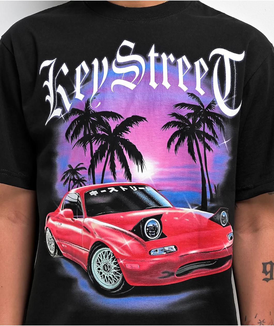Key Street Hard Top Black T-Shirt Product Image