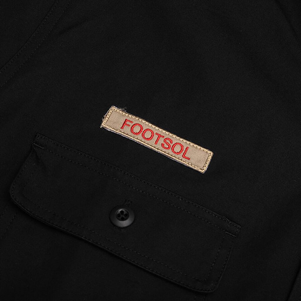 Bape Relaxed Fit Boyscout Shirt - Black Male Product Image