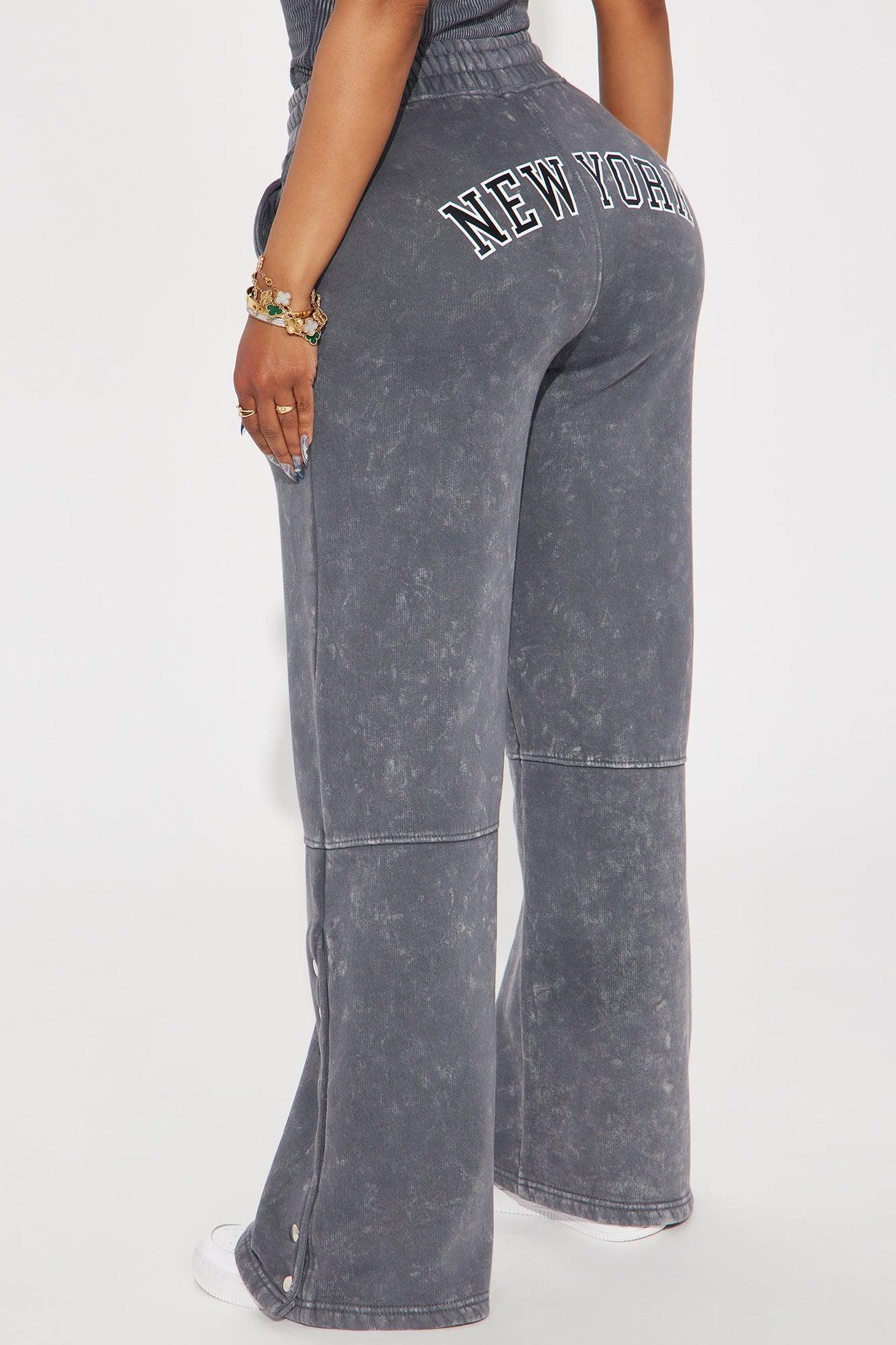 New York Washed Sweatpant - Charcoal Product Image