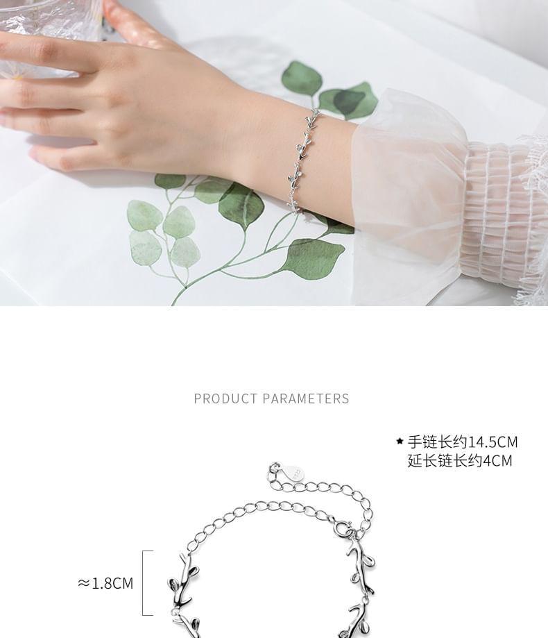 925 Sterling Silver Branches Bracelet Product Image