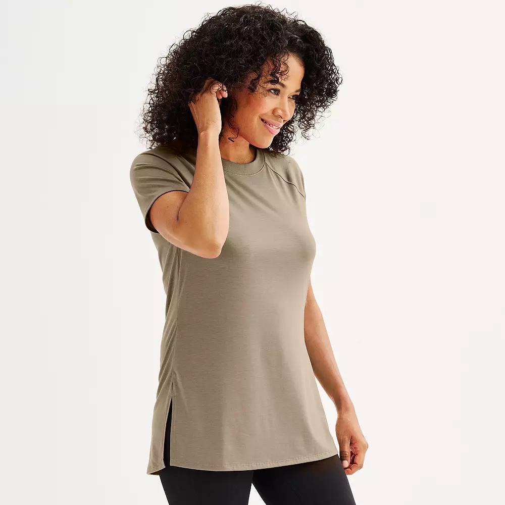 Women's Tek Gear® Short Sleeve Tunic Tee, Size: Small, Ostego Bay Product Image