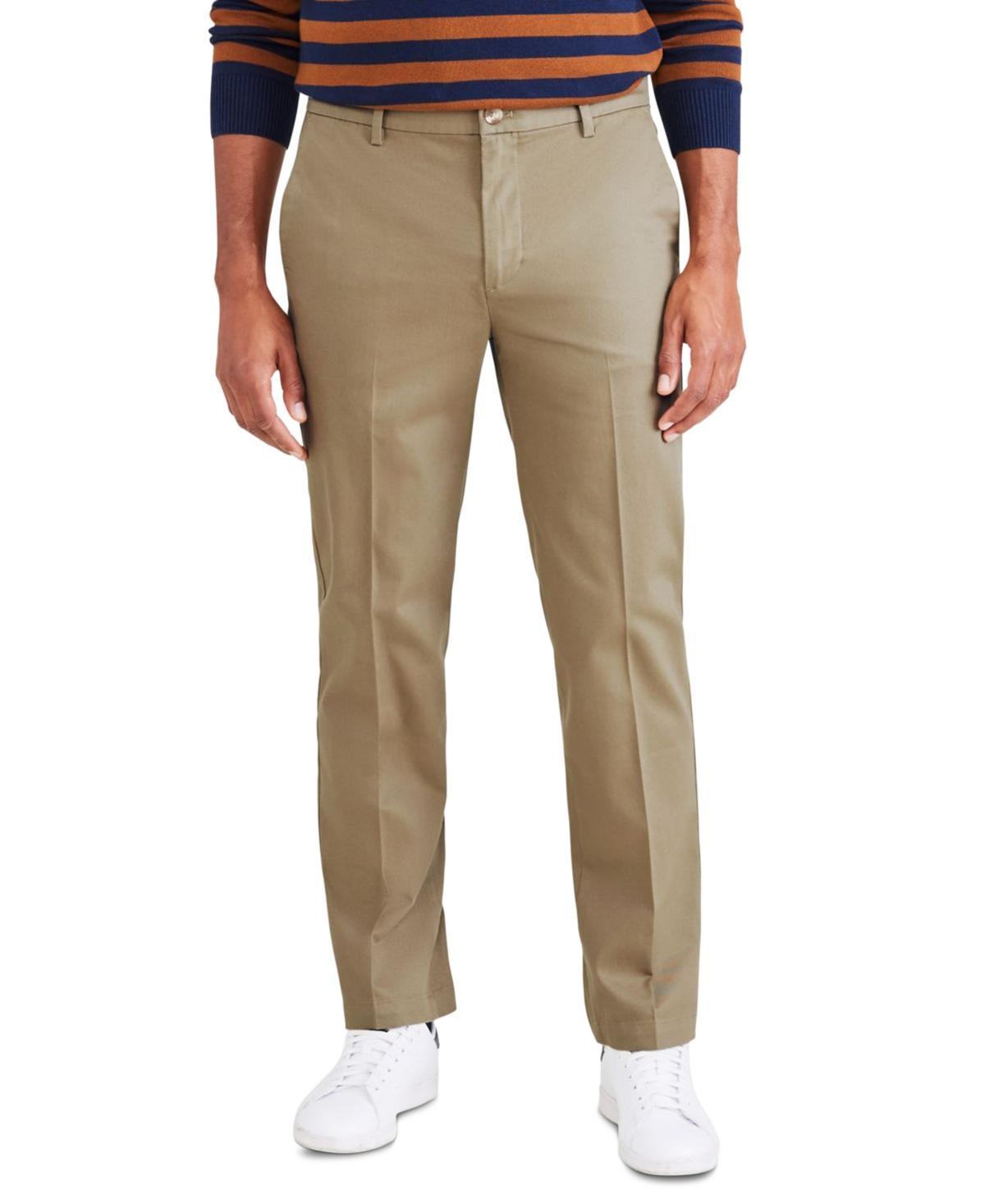 Men's Dockers® Signature Iron-Free Stain Defender Straight-Fit Khaki Pants, Size: 34X29, Blue Blazer Product Image
