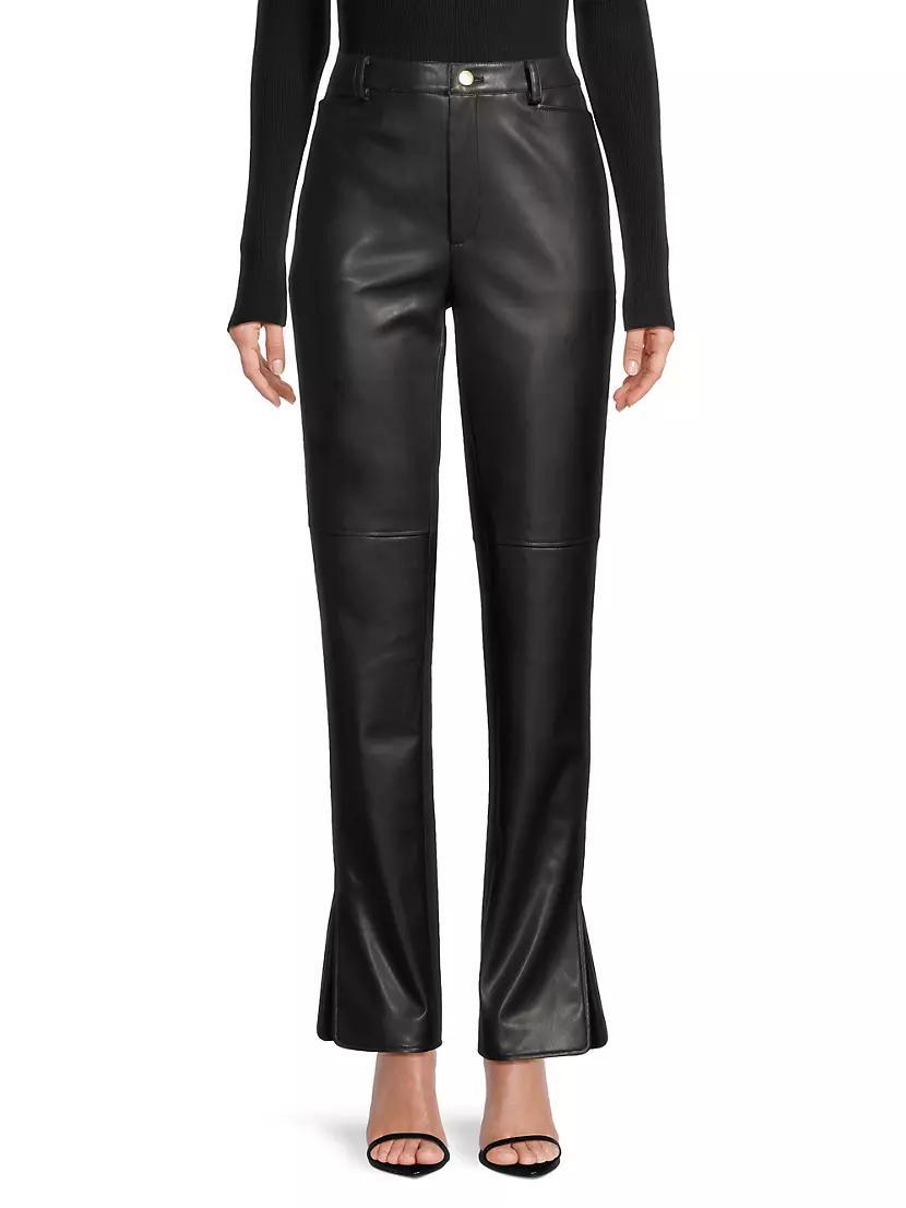 Iris Faux Leather Pants Product Image