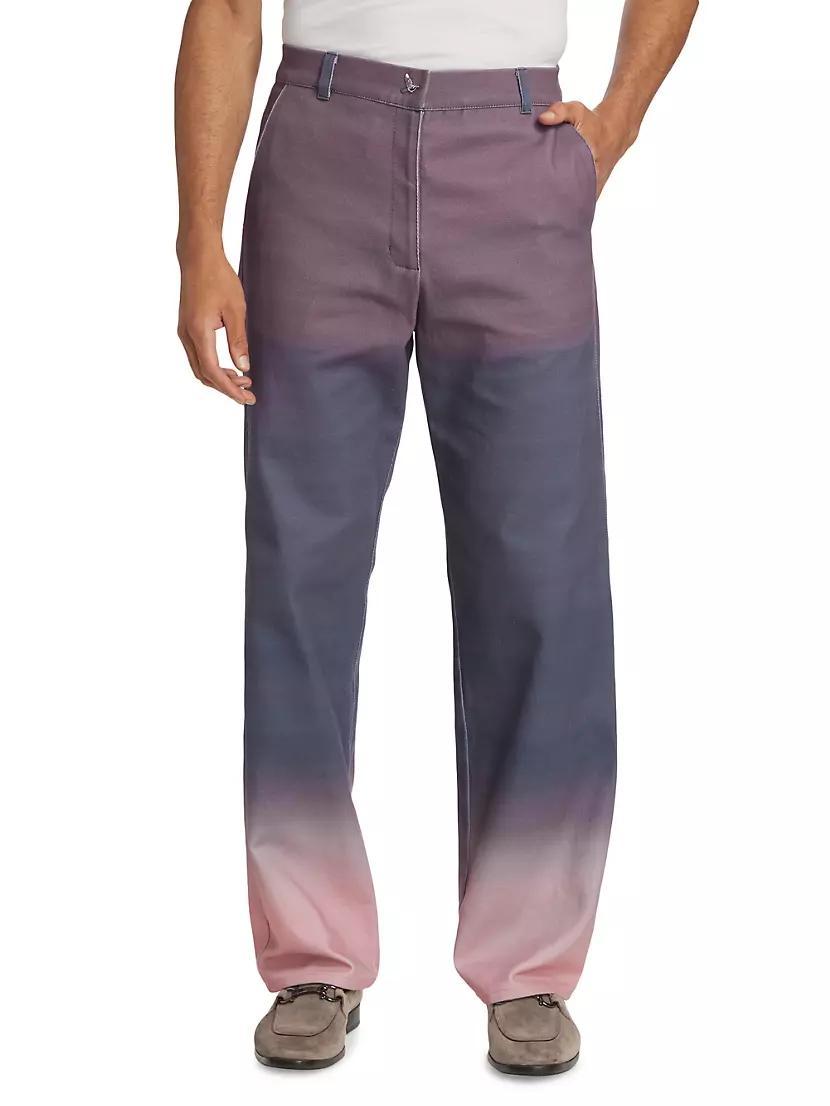 Mens Gradient Wide-Leg Pants Product Image